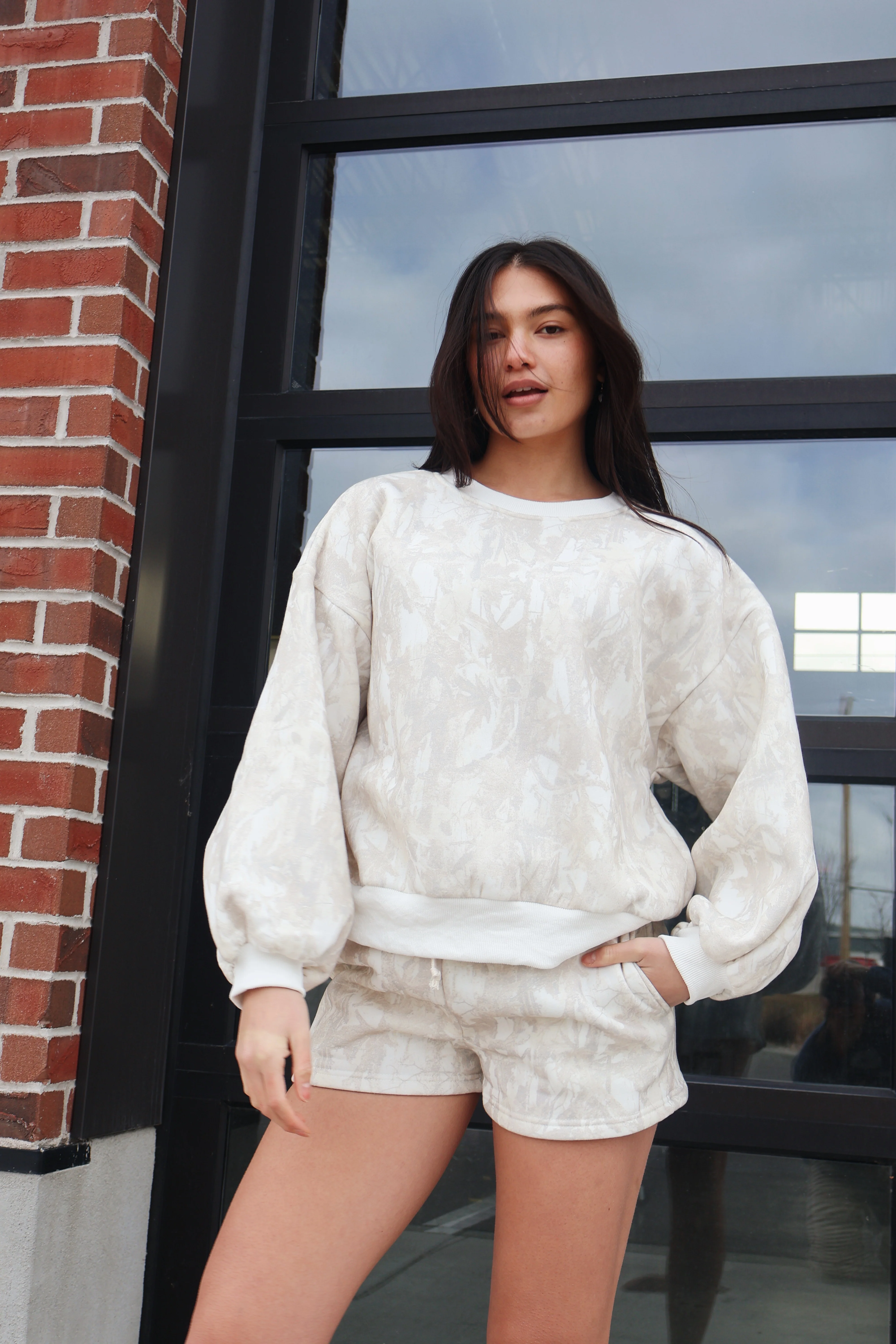 Abby Camo Crewneck - Image 5