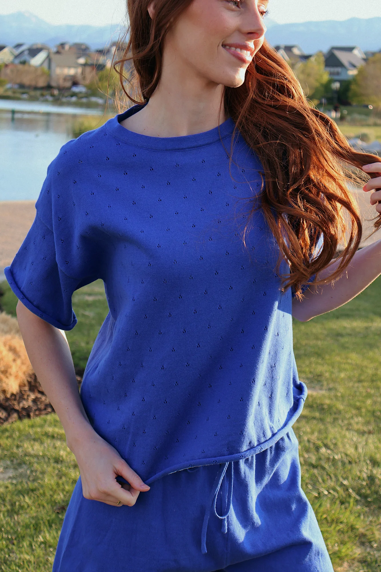 Andie Pointelle Knit Top - Image 3