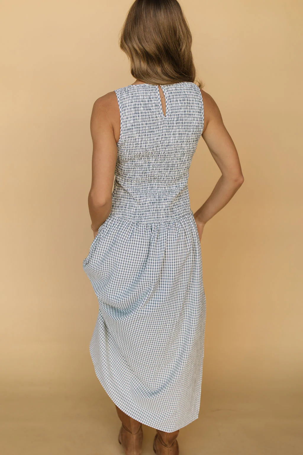Annabelle Gingham Maxi - Image 9