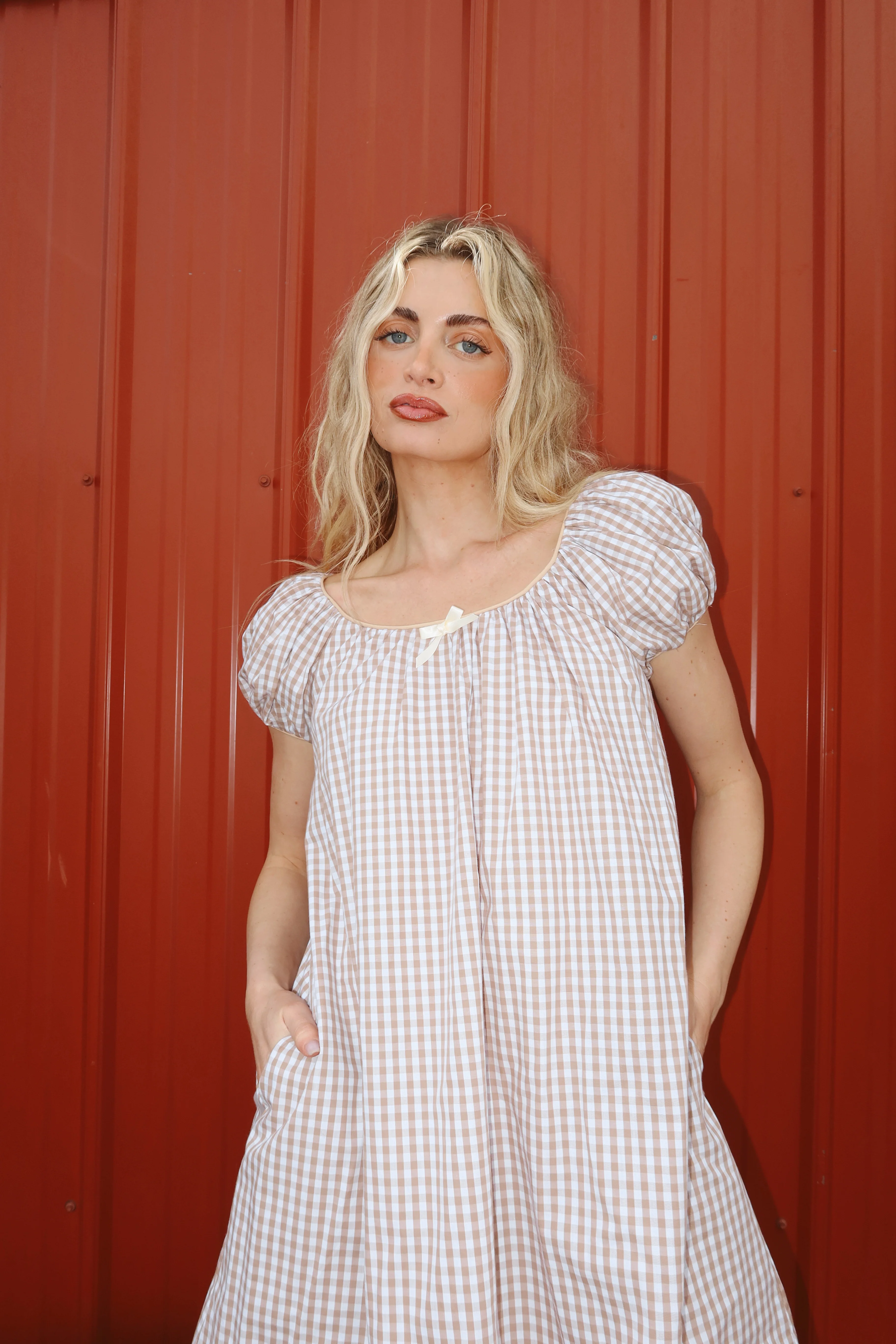 Aspyn Gingham Babydoll - Image 12