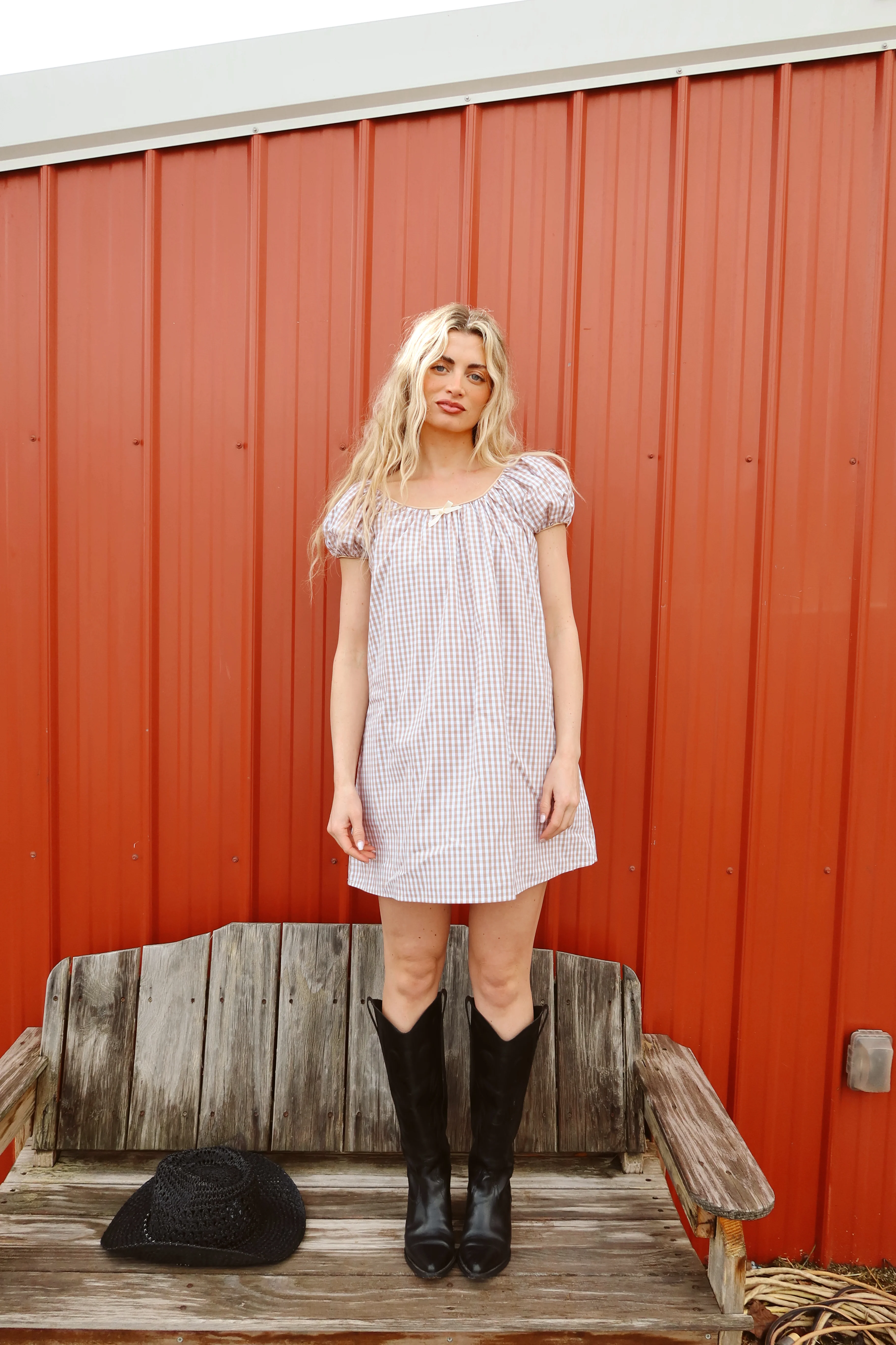 Aspyn Gingham Babydoll - Image 16