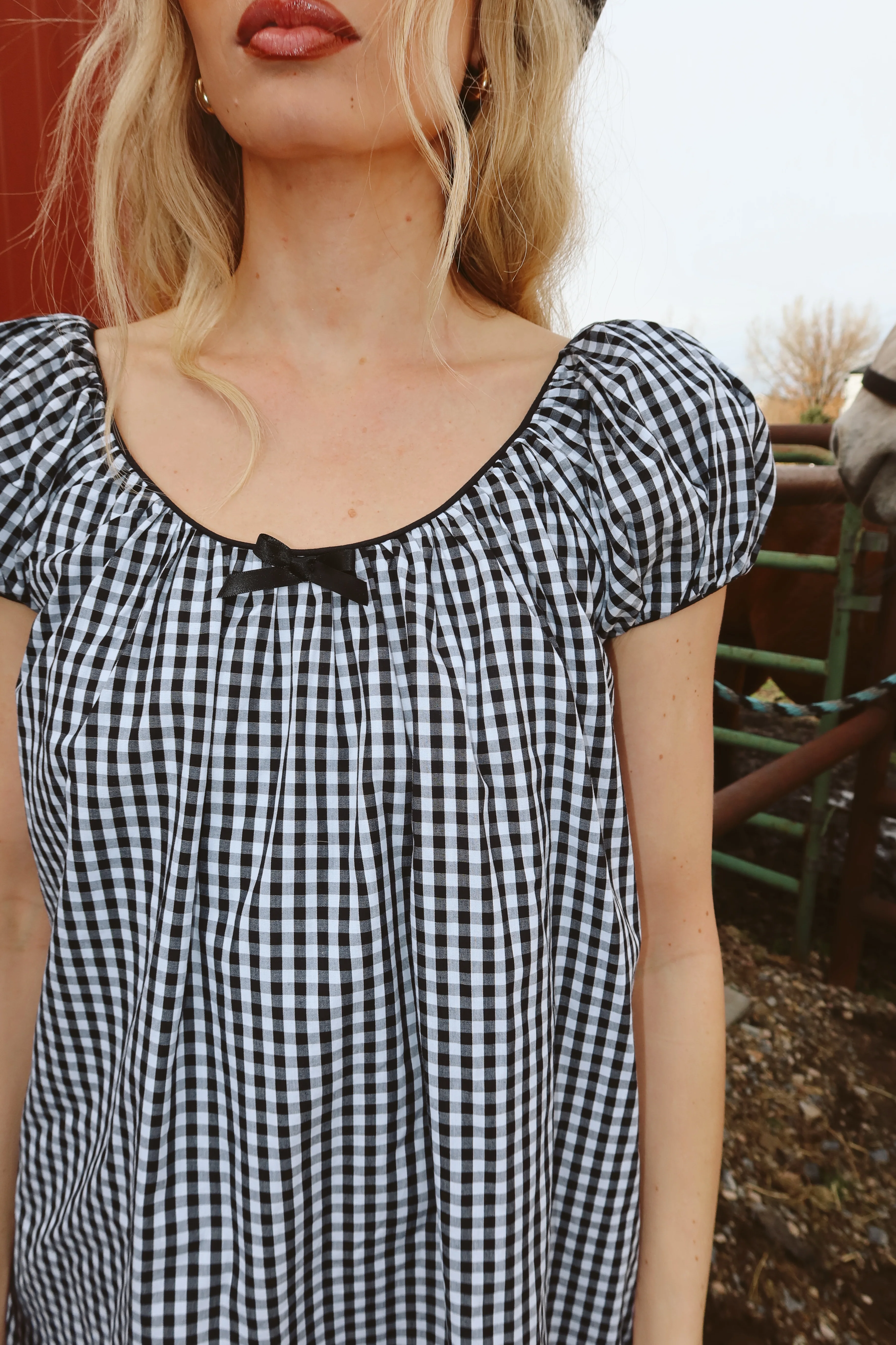 Aspyn Gingham Babydoll - Image 5