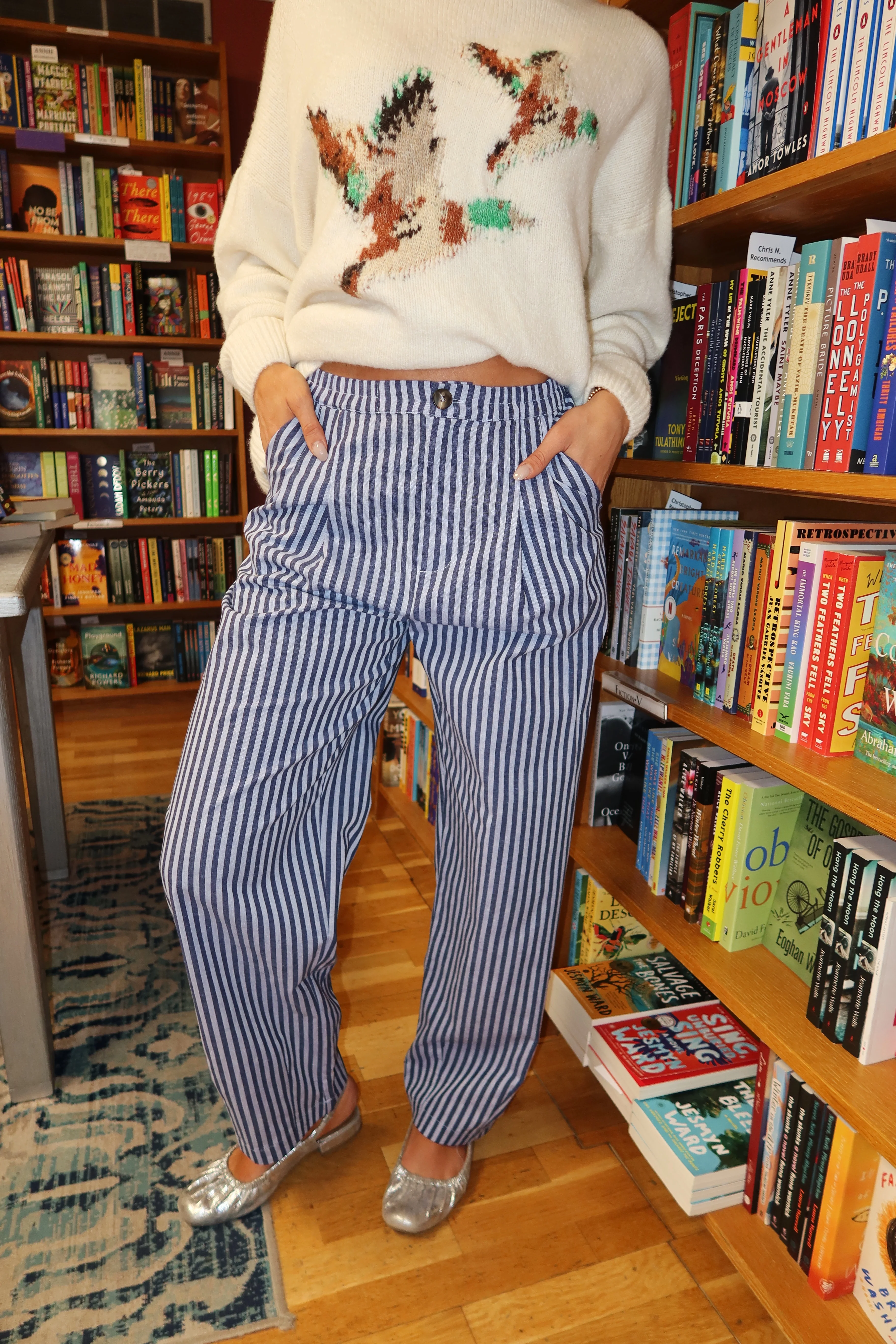 Benson Stripe Pants - Image 4