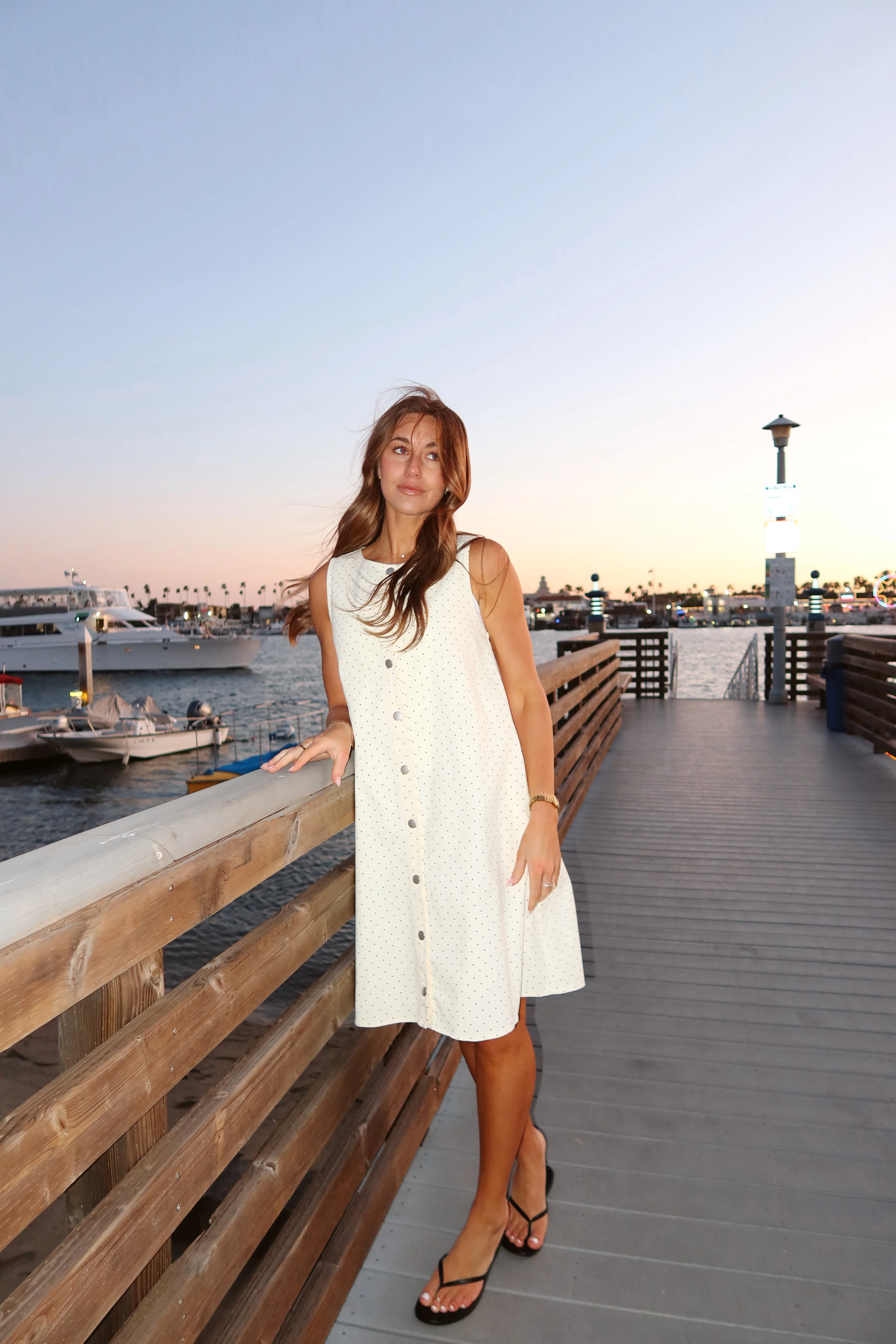 Birdie Polkadot Shift Dress