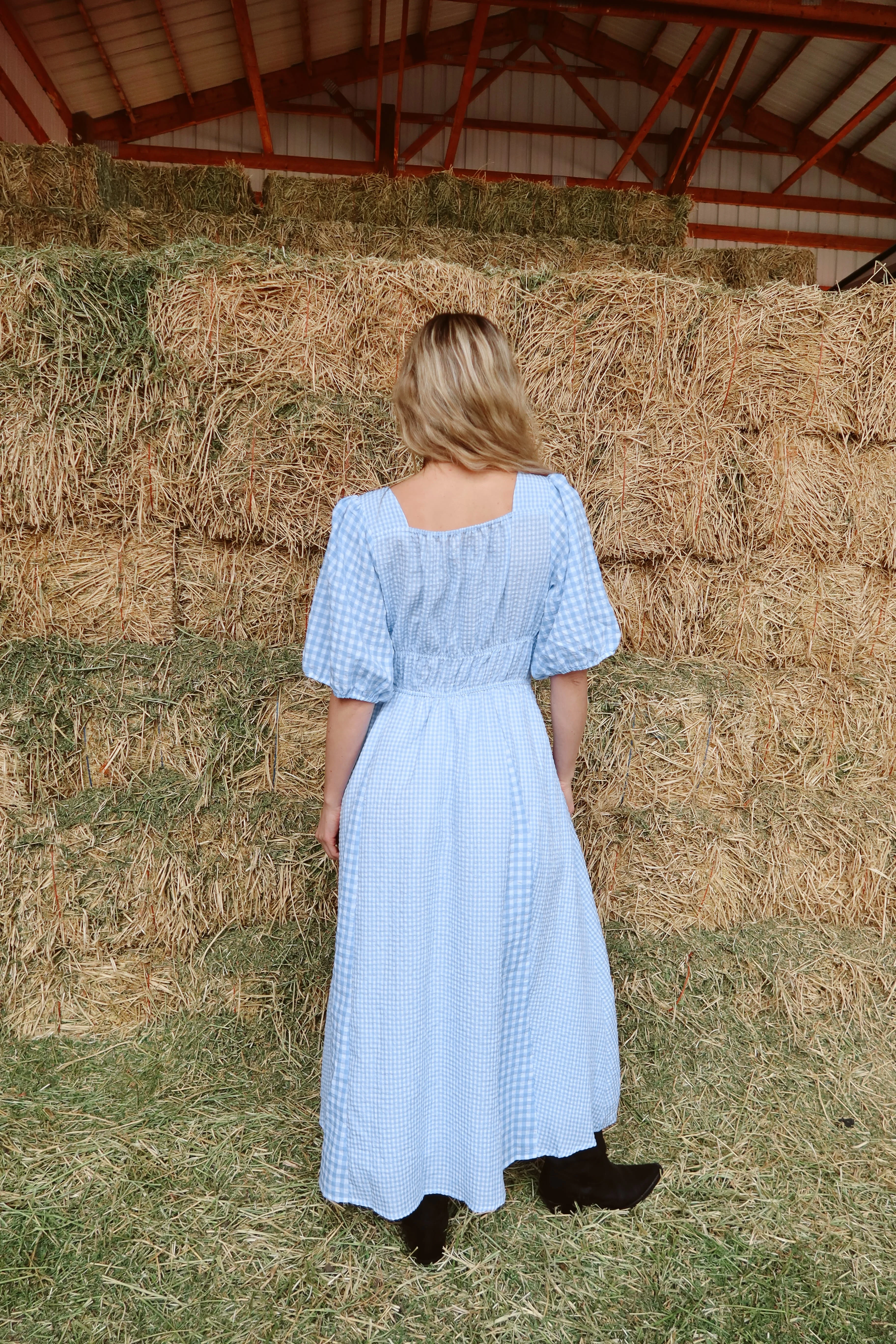Bluebell Gingham Maxi - Image 5