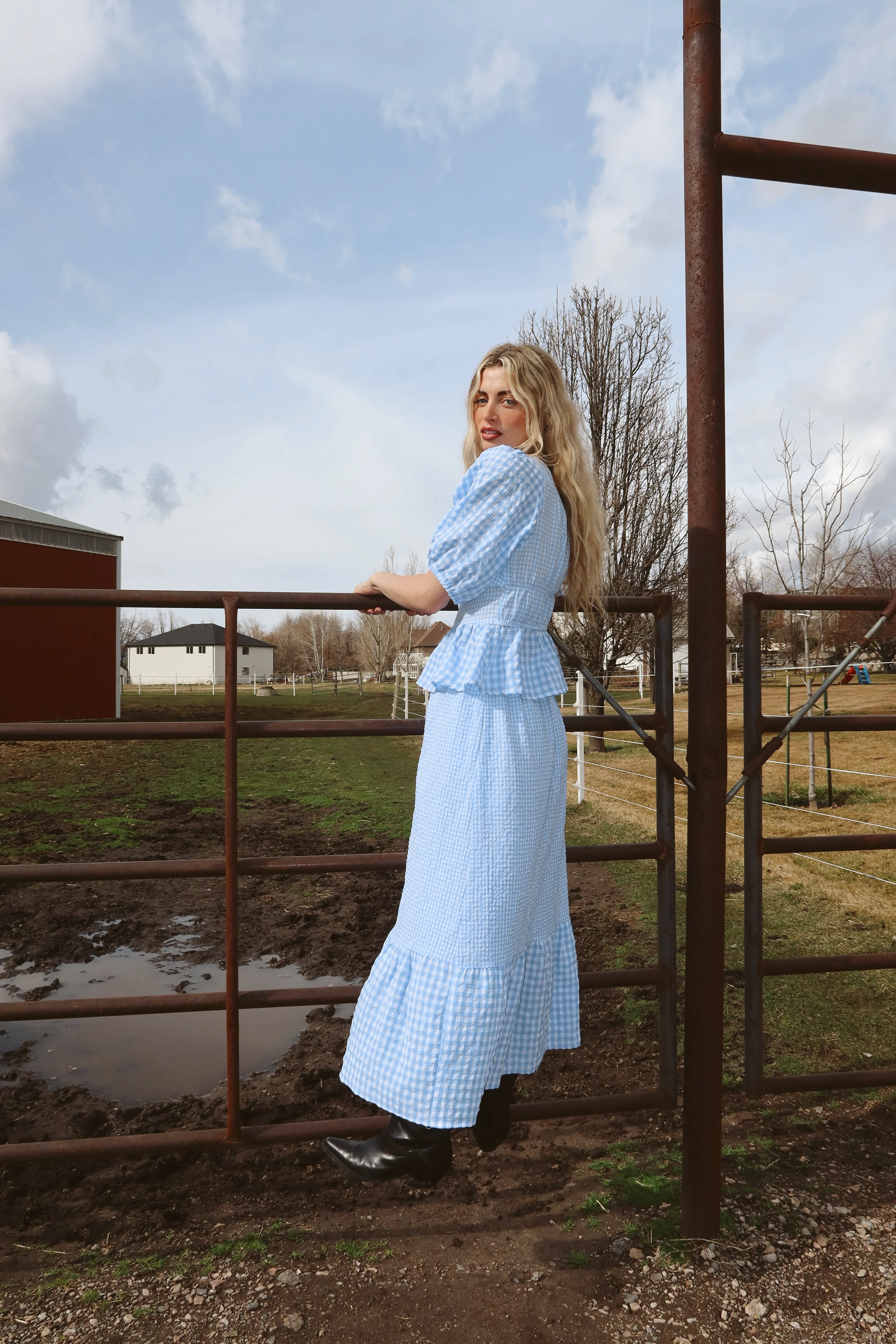 Bluebell Gingham Skirt - Image 4