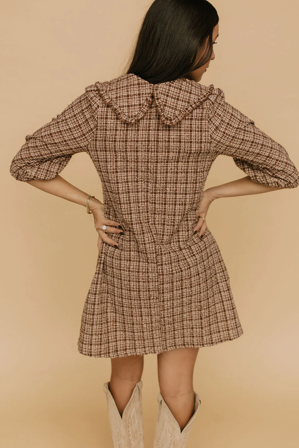 Camden Plaid Shift Dress - Image 6