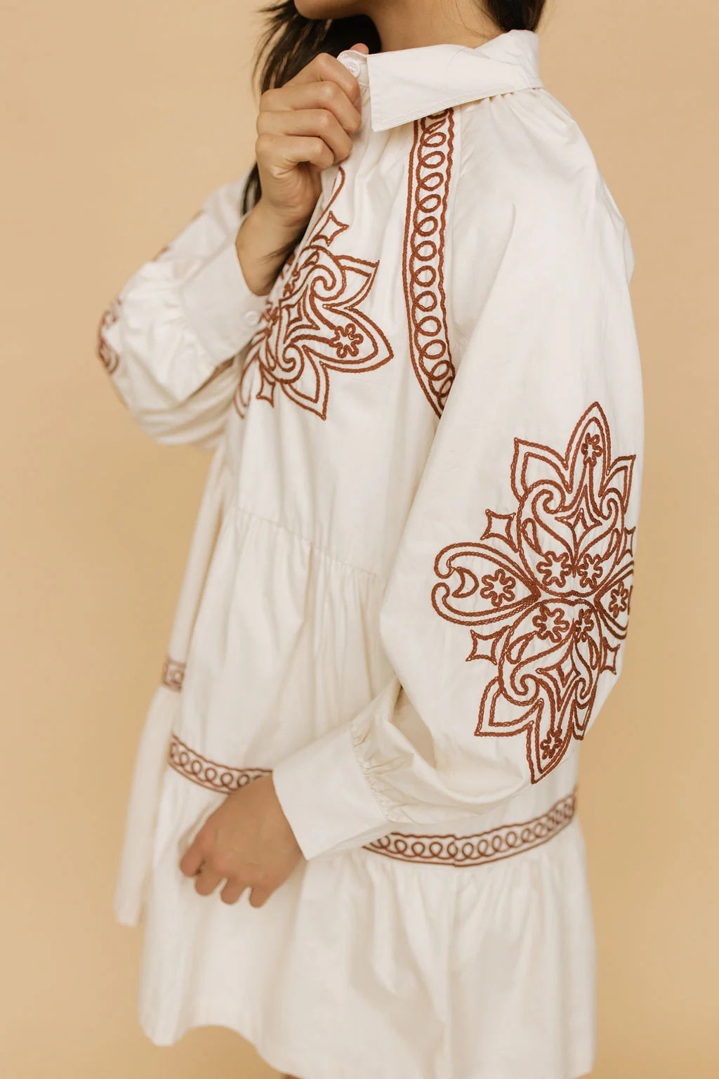 Camille Embroidered Dress - Image 5