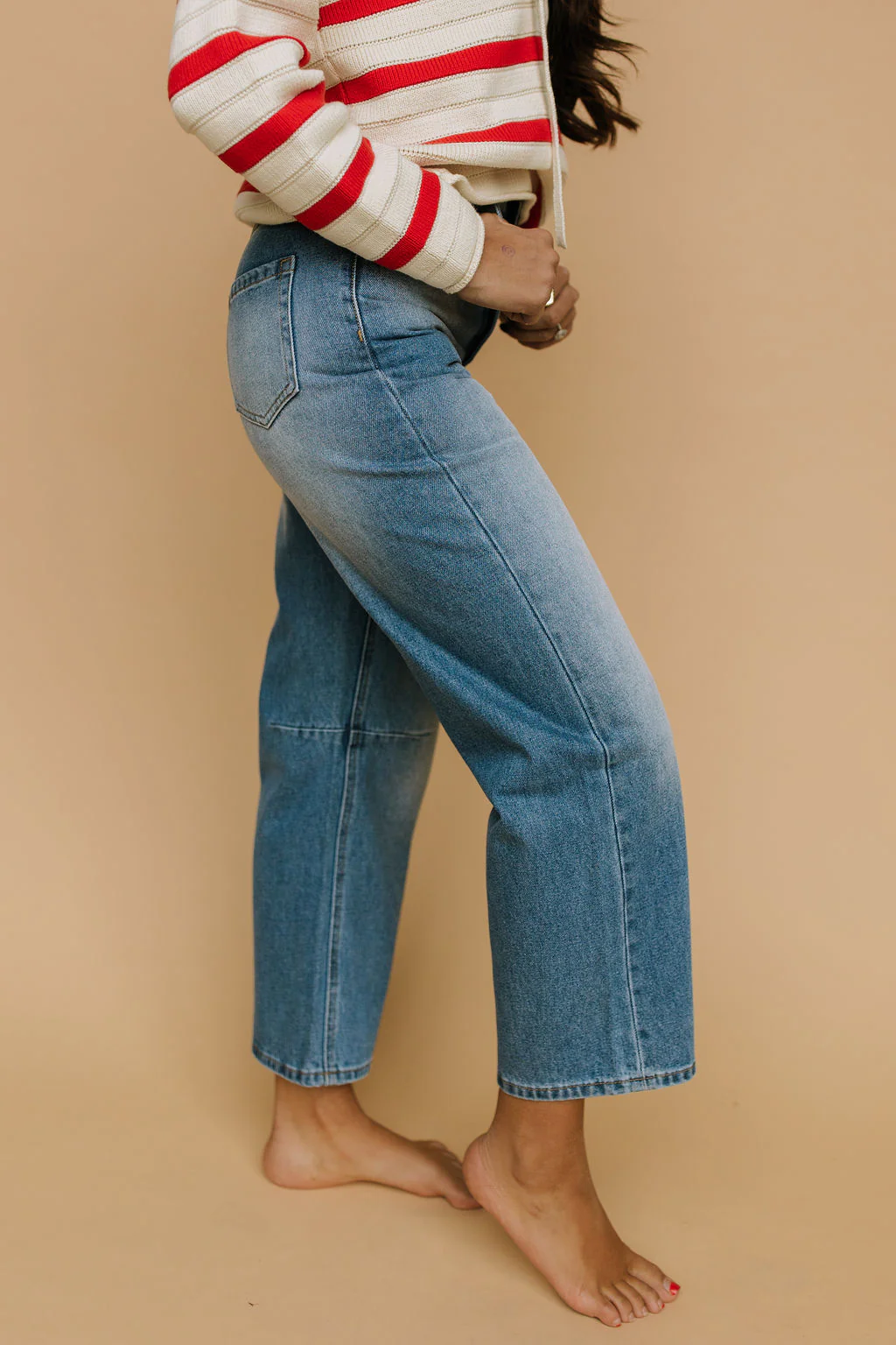 Carlie Denim Barrel Jeans - Image 3