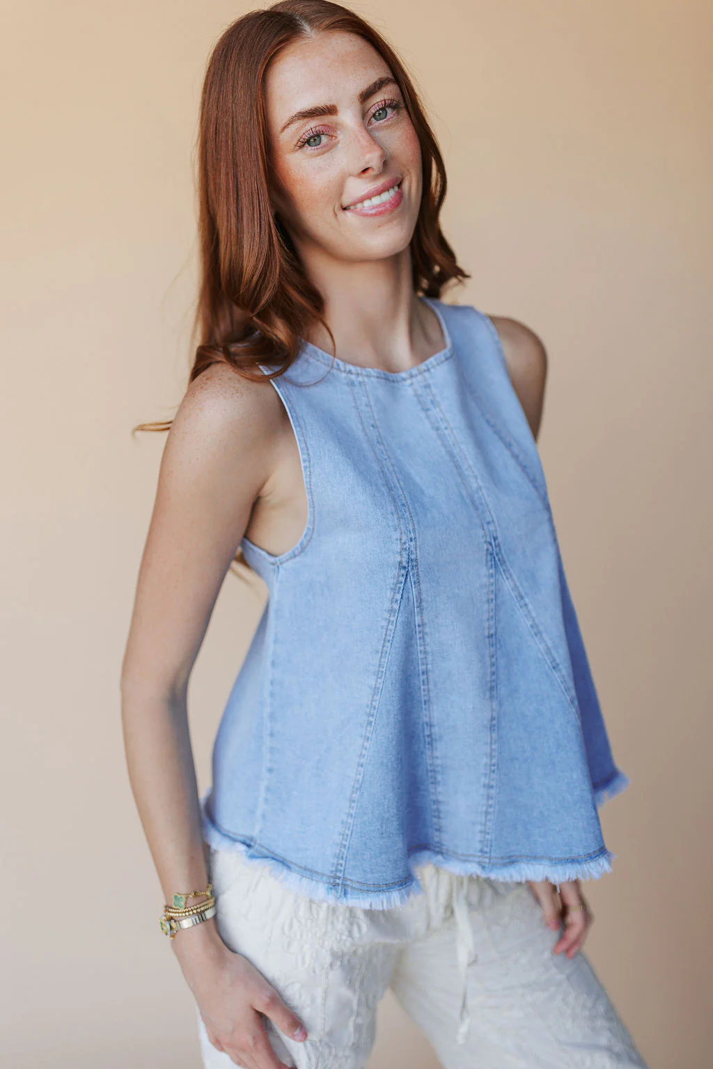 Cora Denim Tank - Image 5