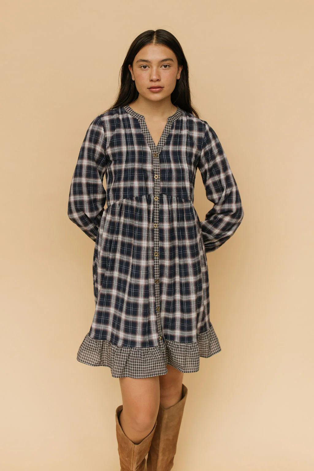 FINAL SALE - Corinne Plaid Dress - Image 3