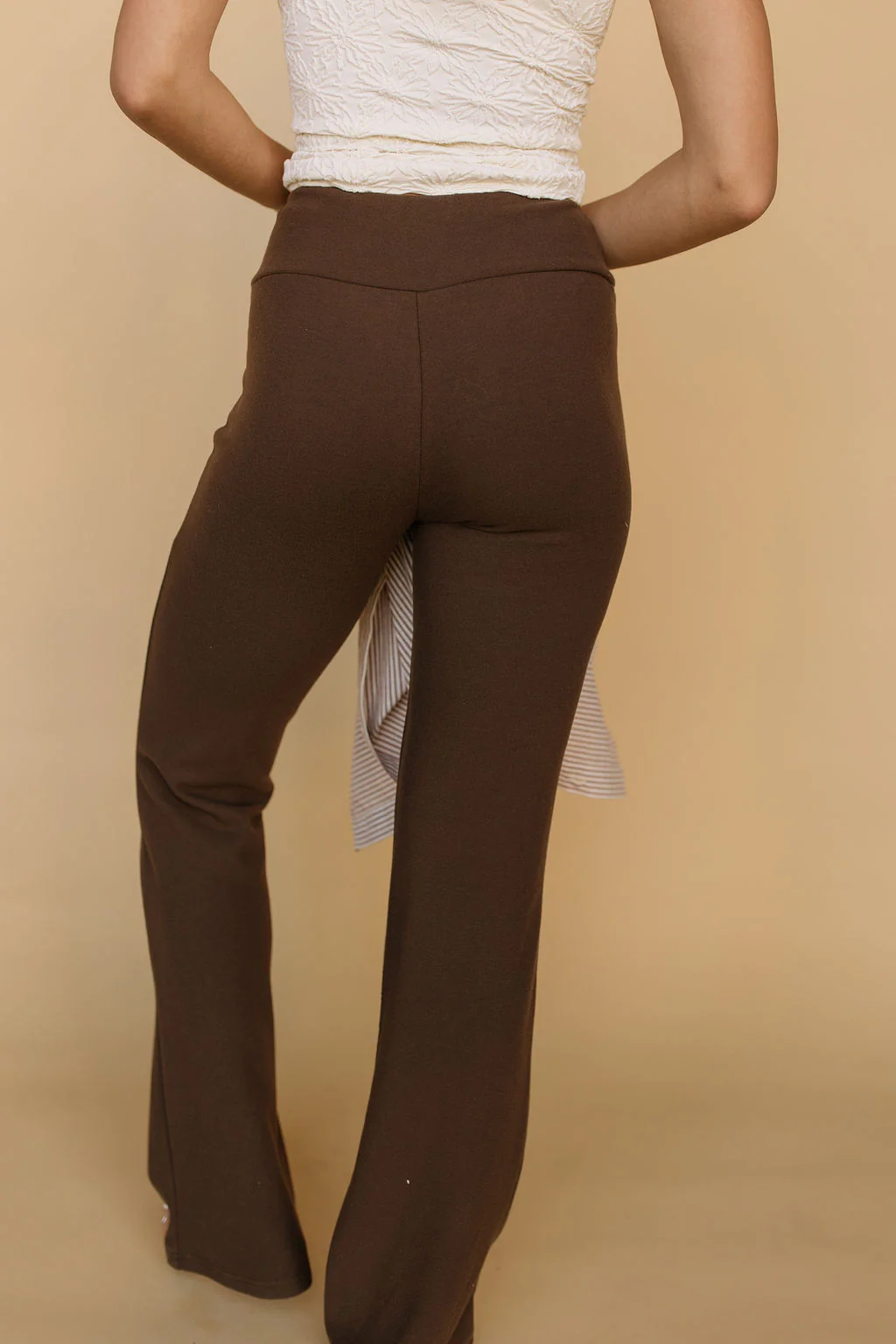 FINAL SALE - Cozy Core Fleece Pants in Chocolate - Image 5