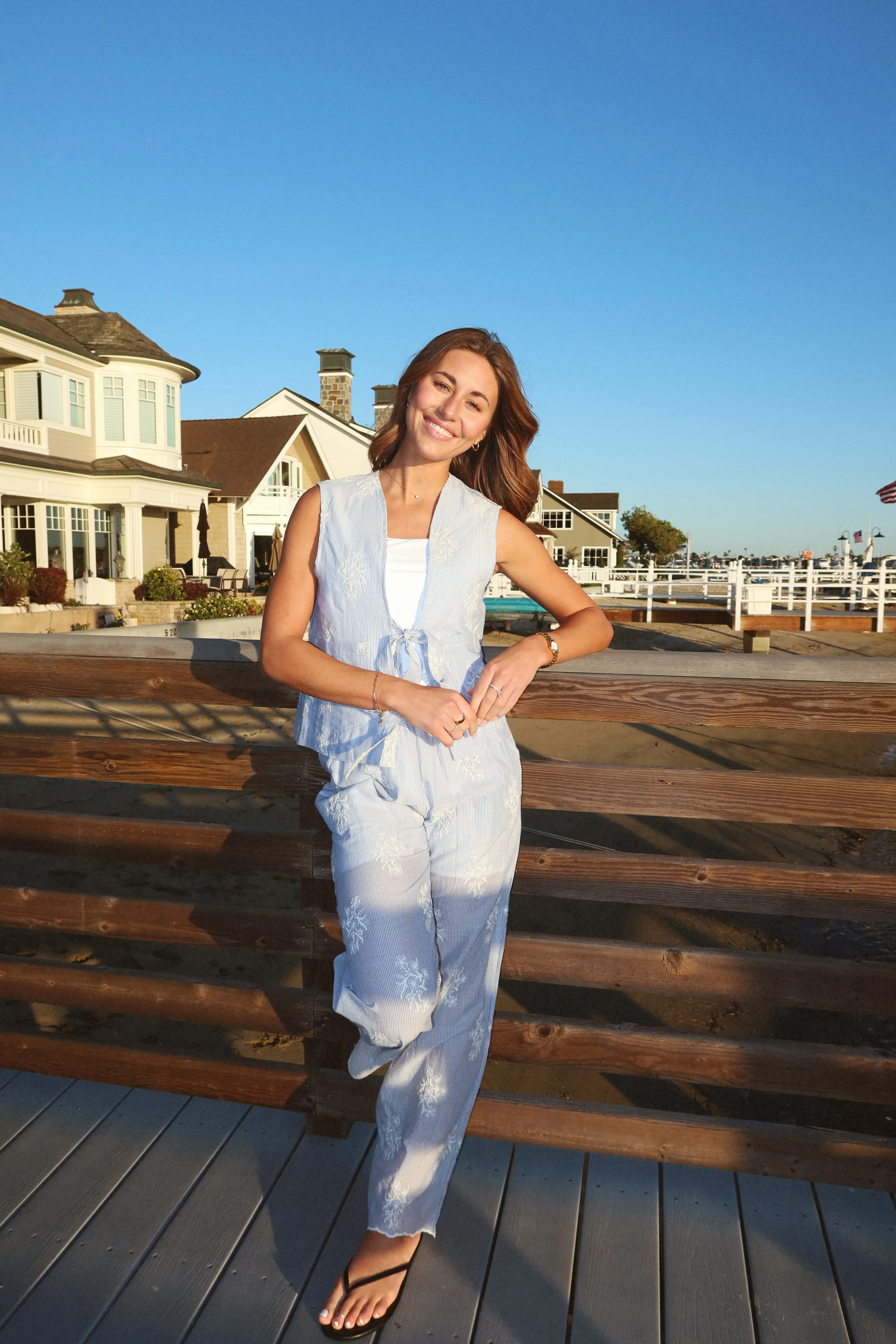 Del Mar Embroidered Vest - Image 5