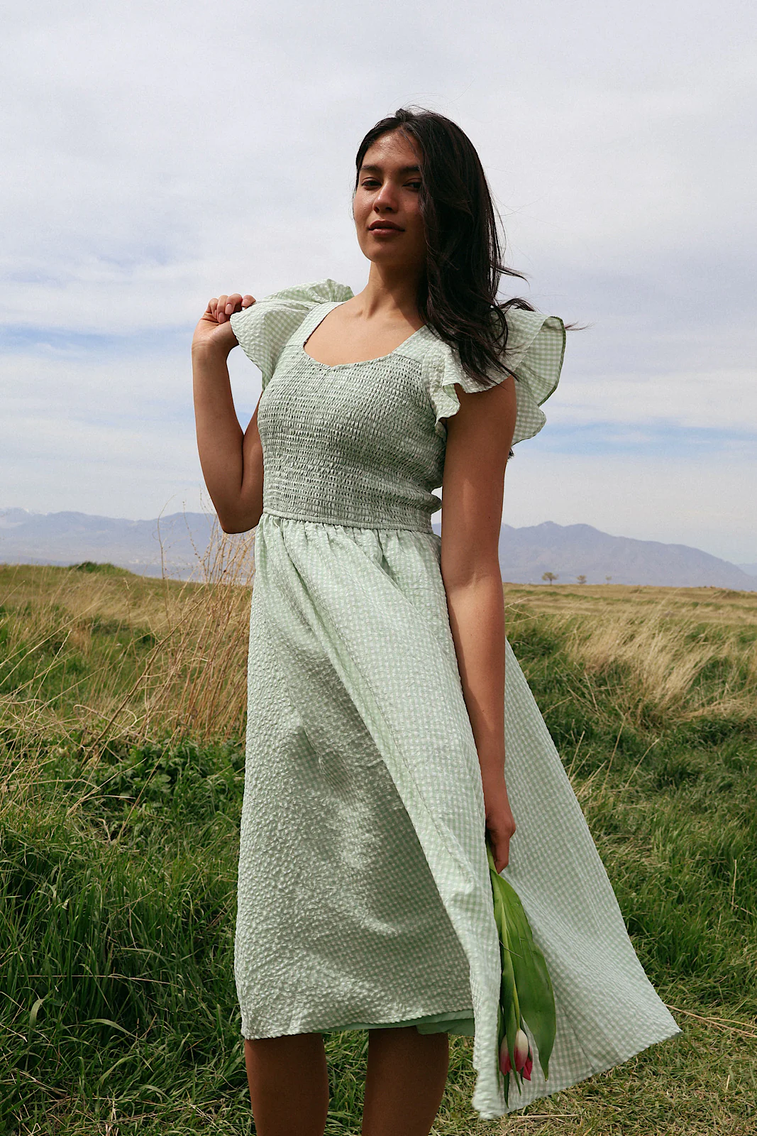 Dorothy Gingham Midi - Image 10