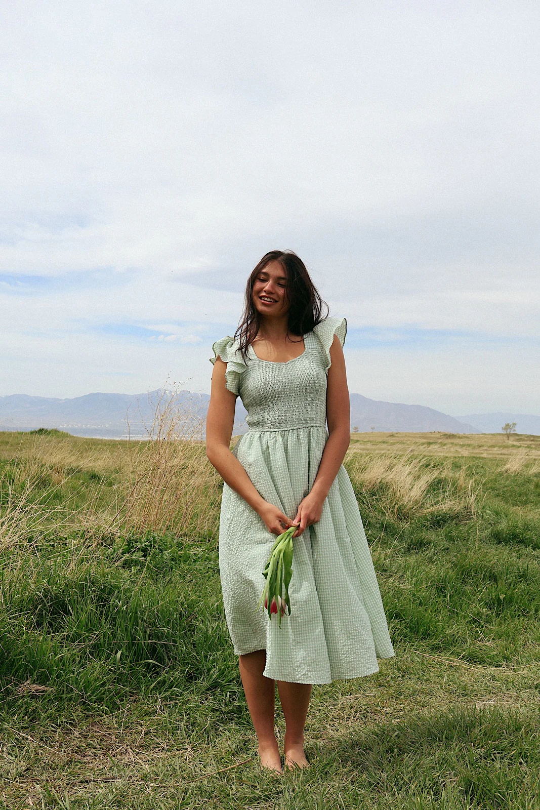 Dorothy Gingham Midi - Image 11