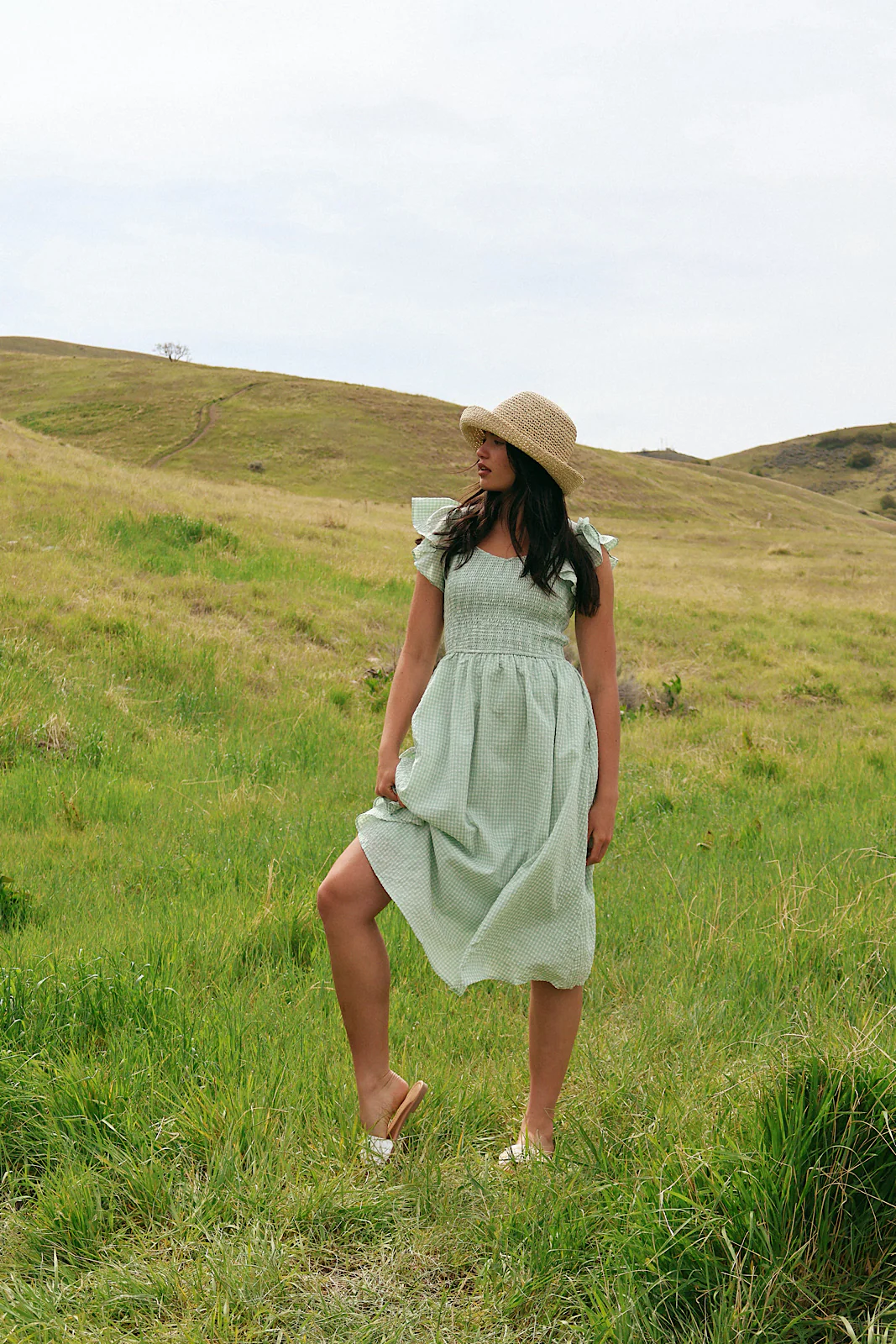 Dorothy Gingham Midi - Image 13