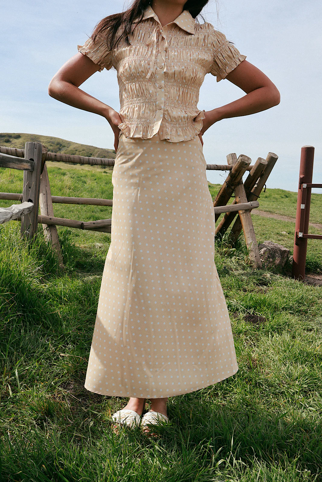 Dot Noir Skirt - Image 2