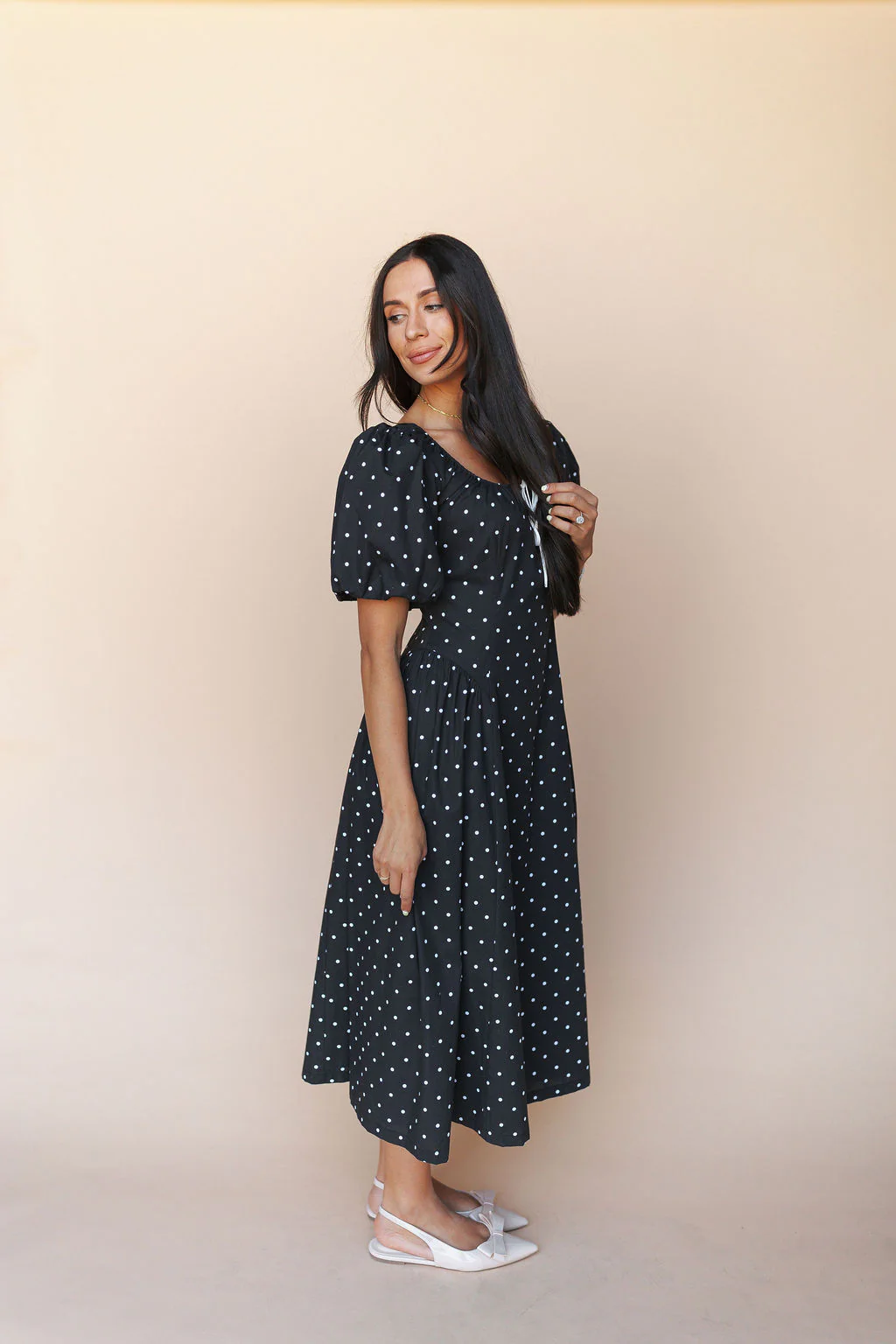 Dotty Delight Dress - Image 6