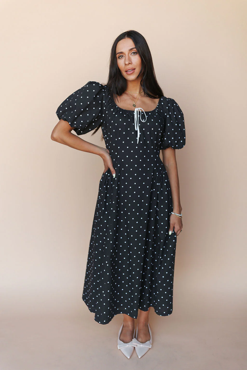 Dotty Delight Dress - Image 9