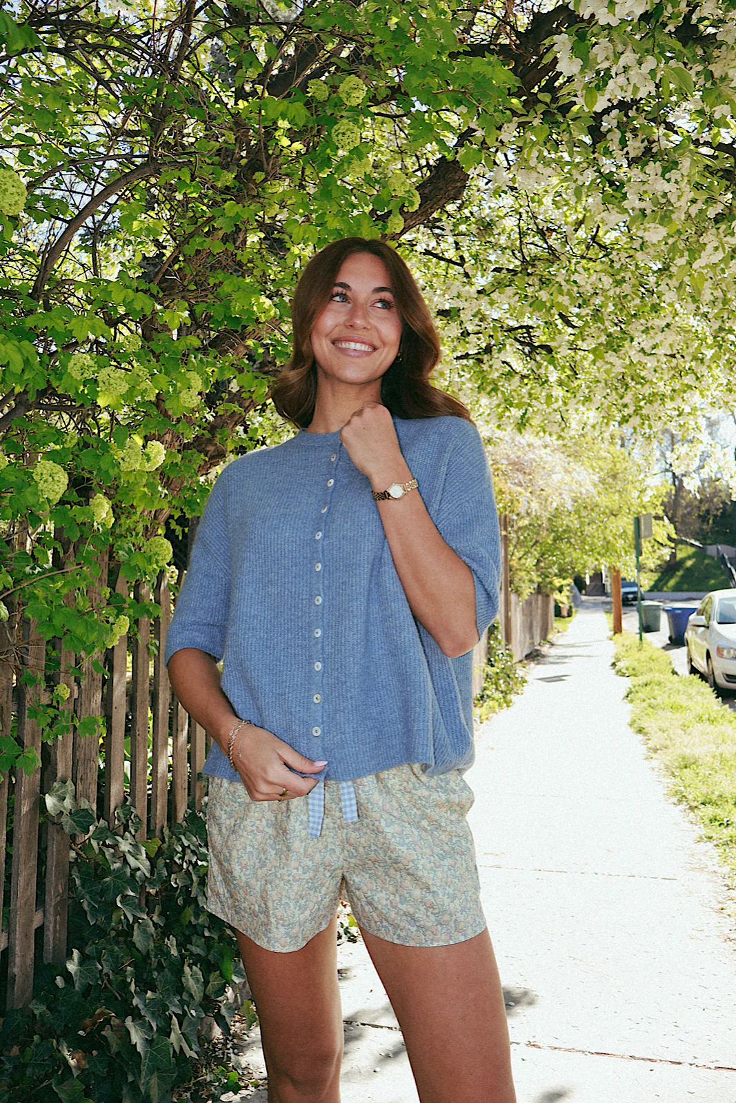 Elise Short Sleeve Cardigan - Image 4