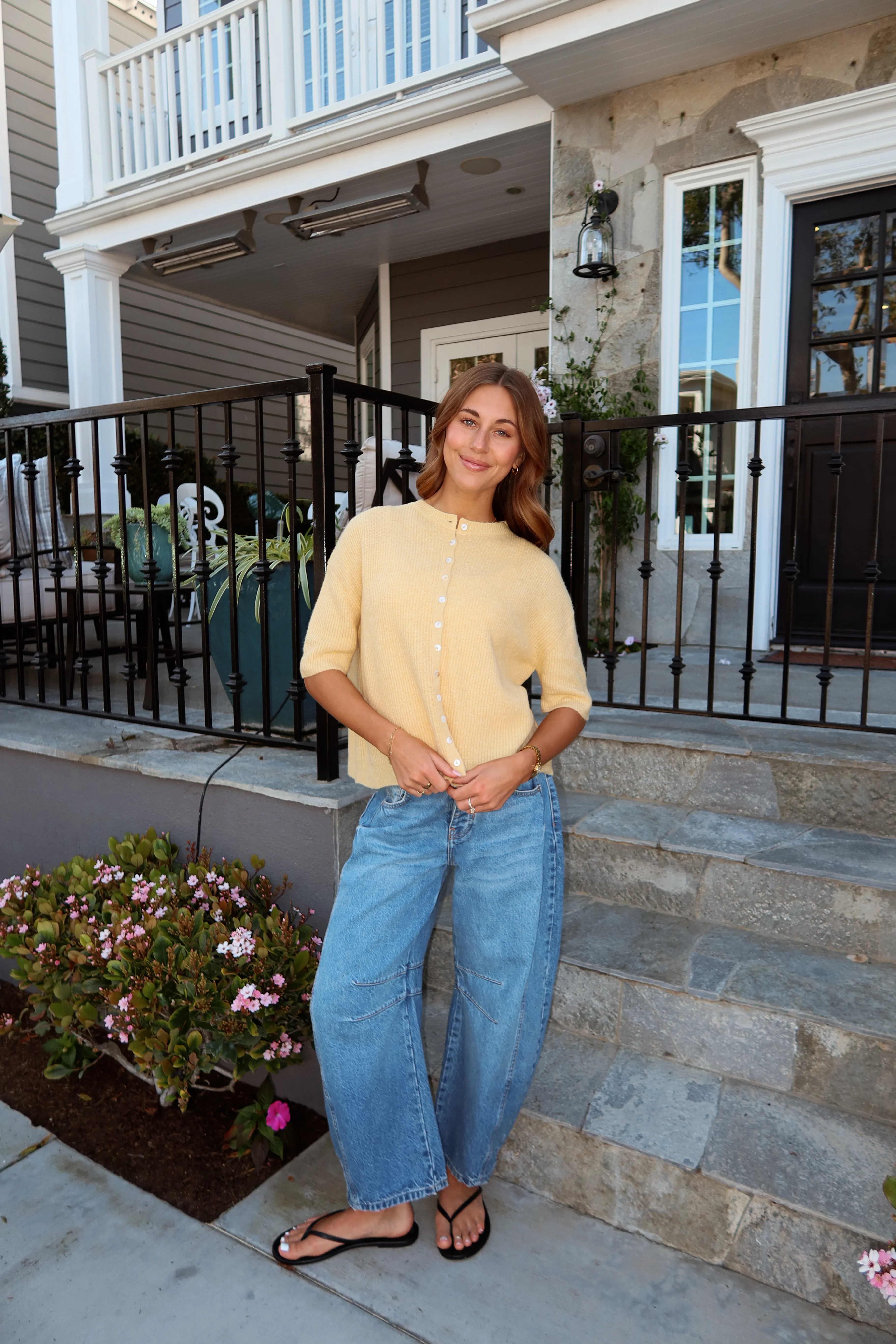 Elise Short Sleeve Cardigan - Image 7