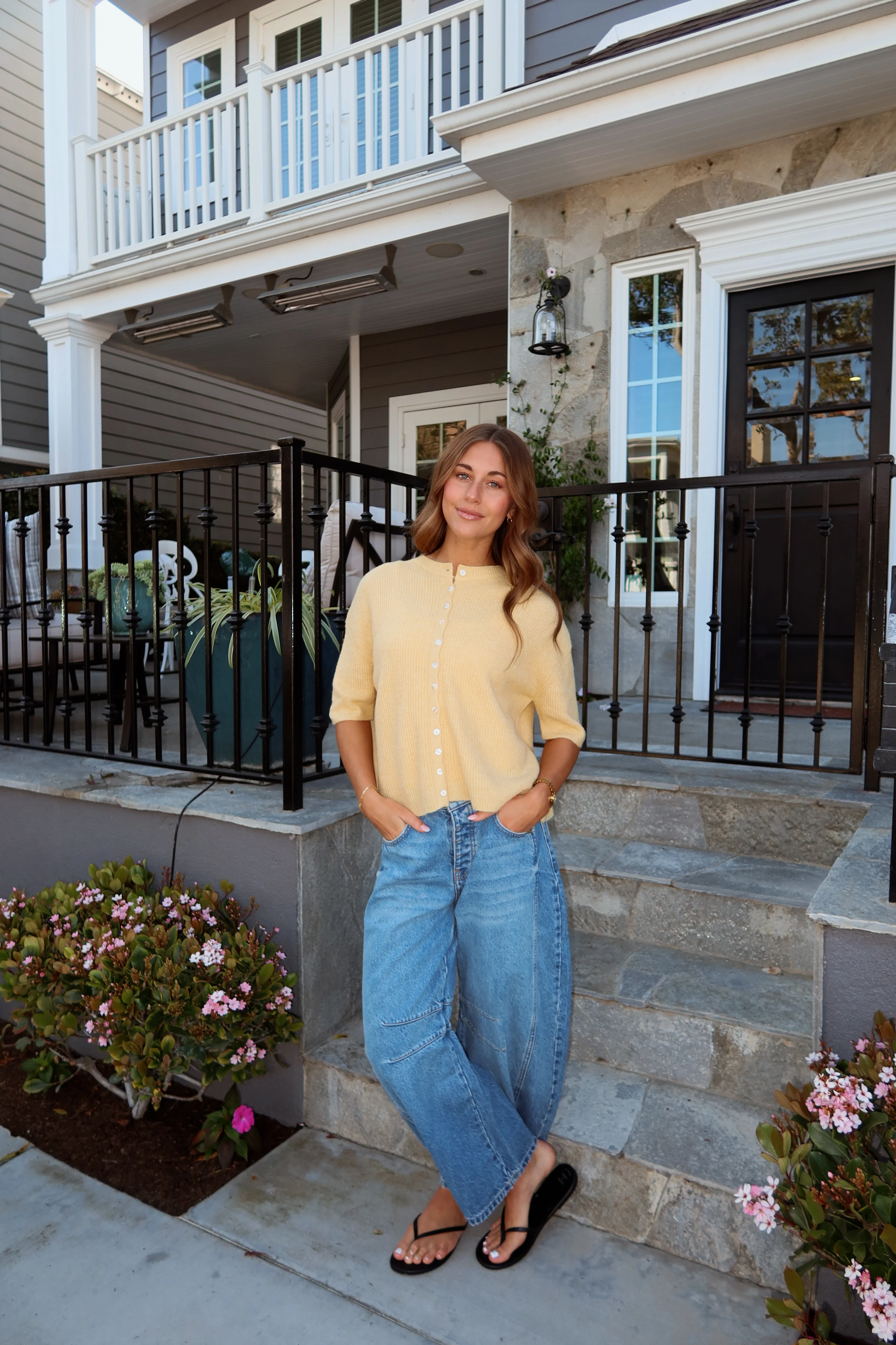 Elise Short Sleeve Cardigan - Image 9