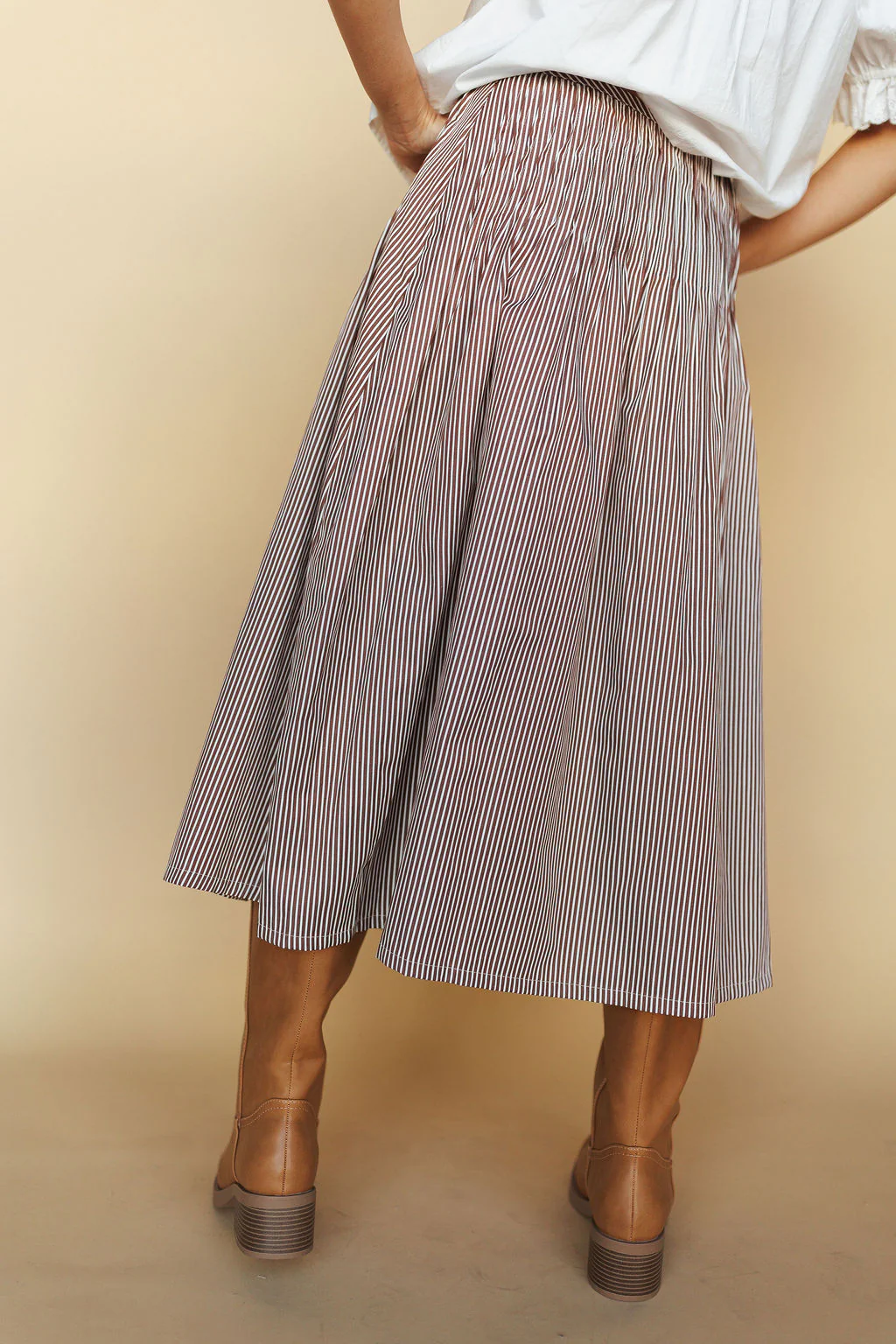 Ella Pinstripe Skirt - Image 3