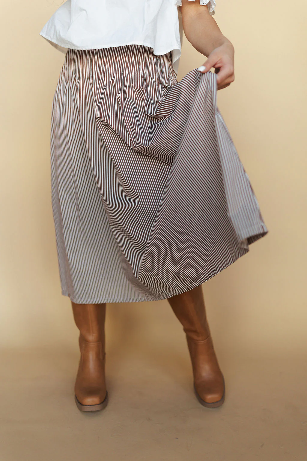Ella Pinstripe Skirt - Image 4