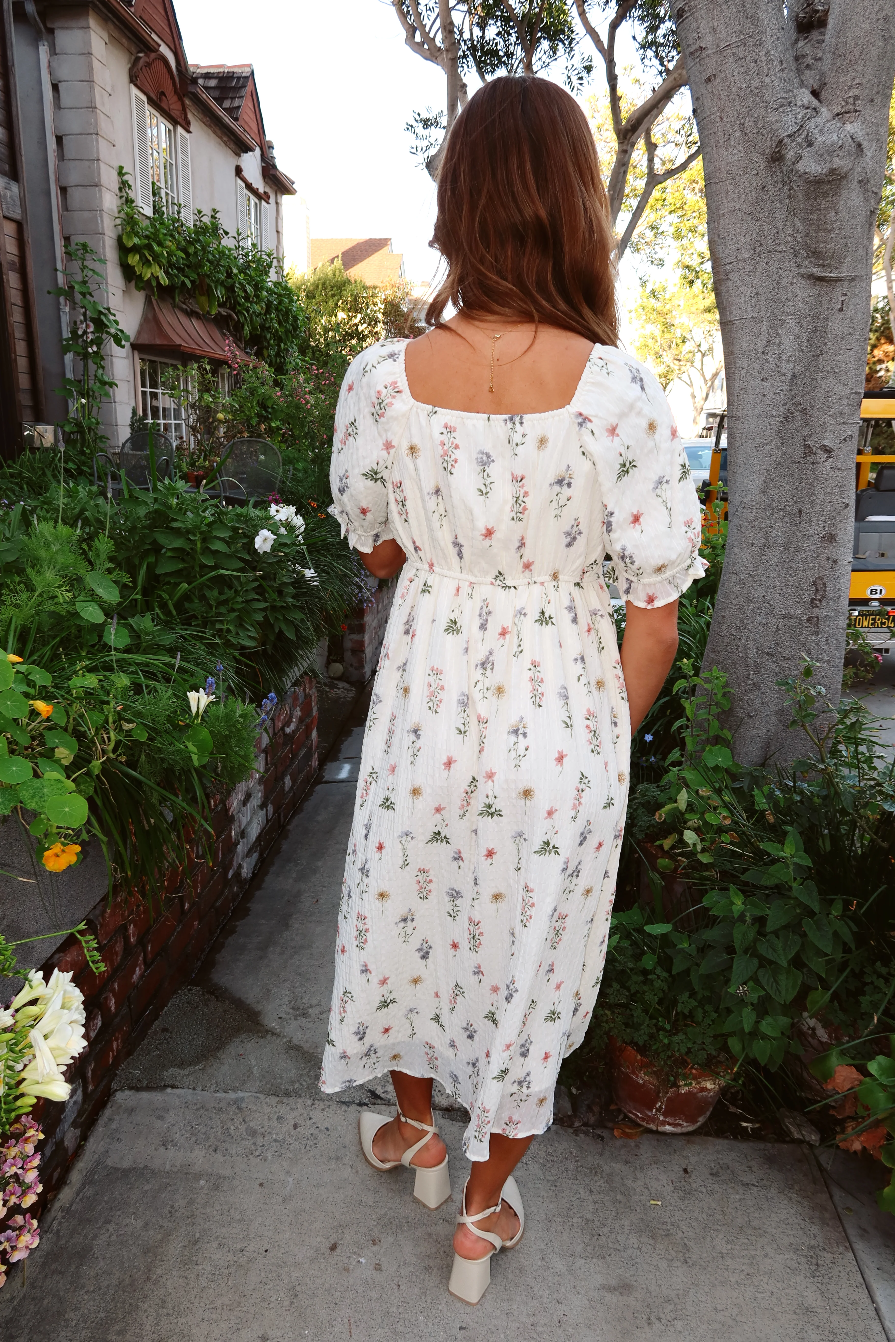 Fable Wildflower Crepe Midi - Image 3