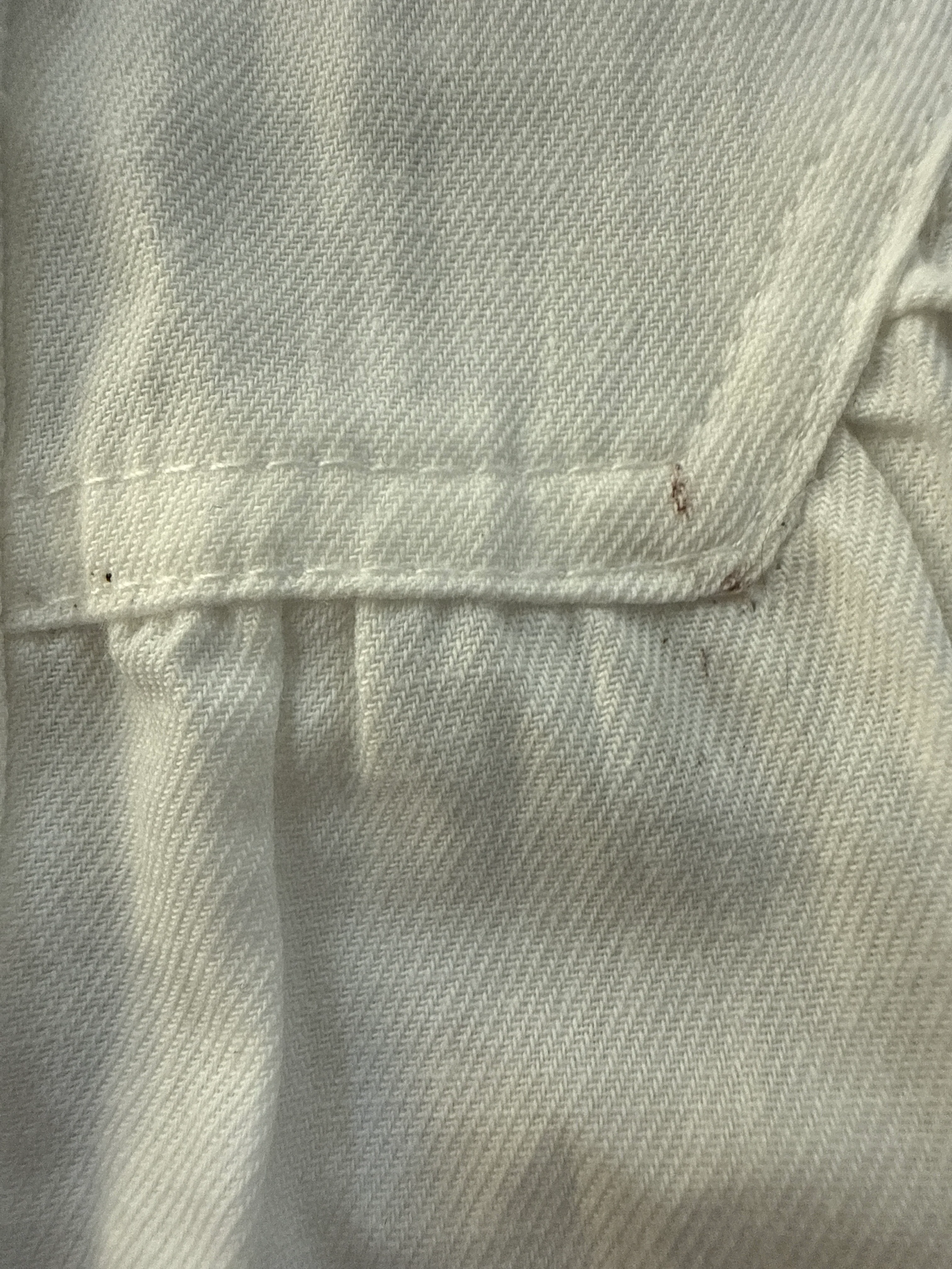 FINAL SALE - FLAWED Everly White Blouse - Small - Image 3
