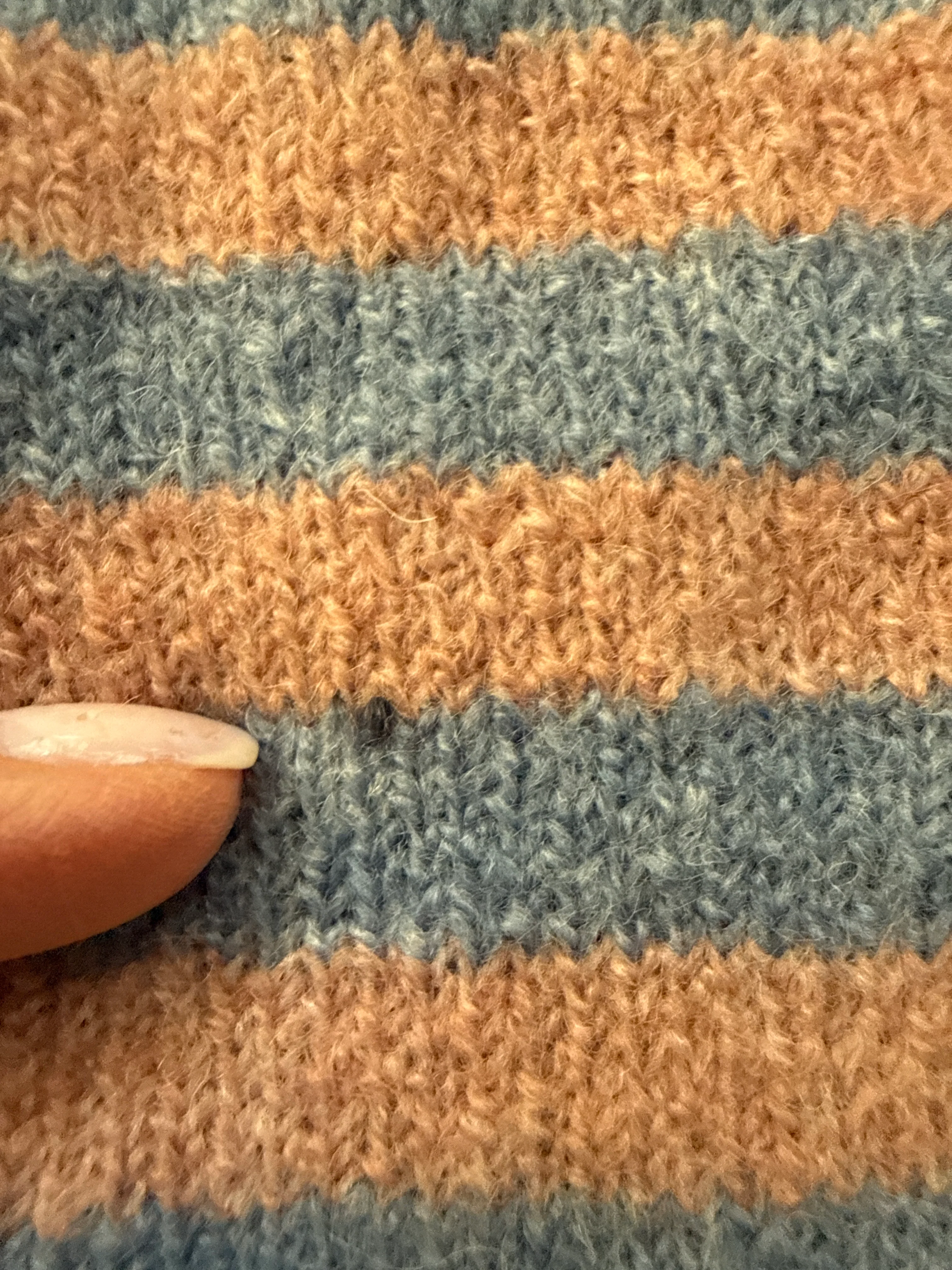 FINAL SALE - FLAWED Piper Pullover in Blush/Blue - Small - Image 3