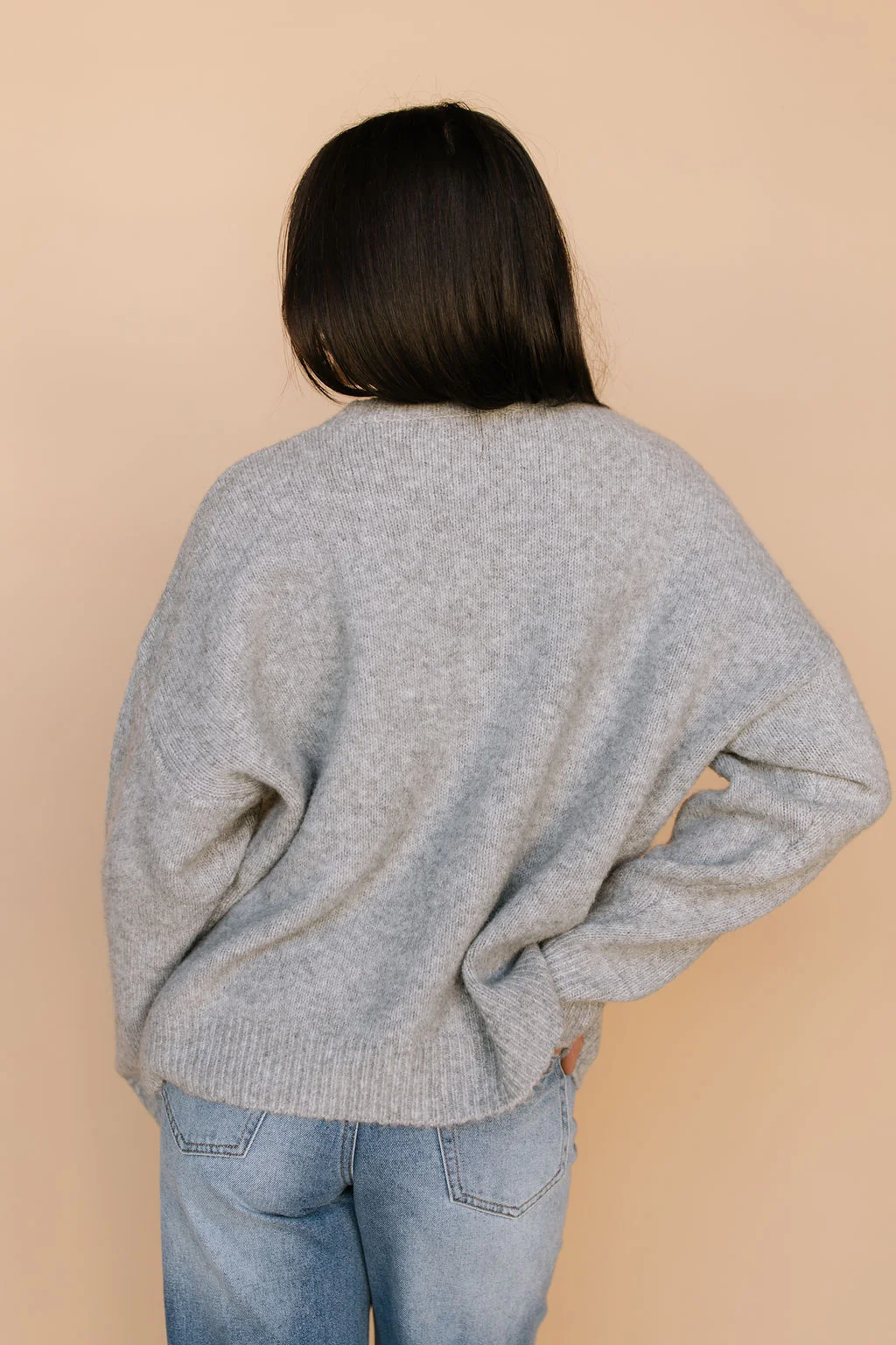 FINAL SALE - Hound Knit Sweater in Grey - Image 5