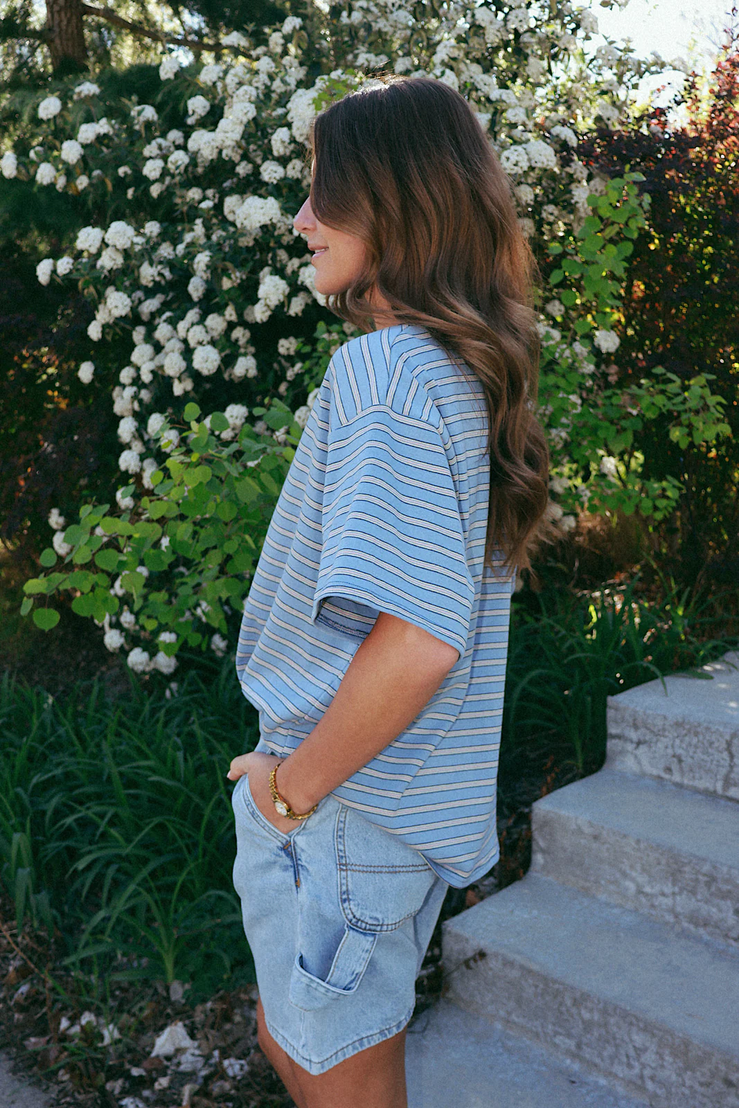 Frankie Stripe Tee - Image 5