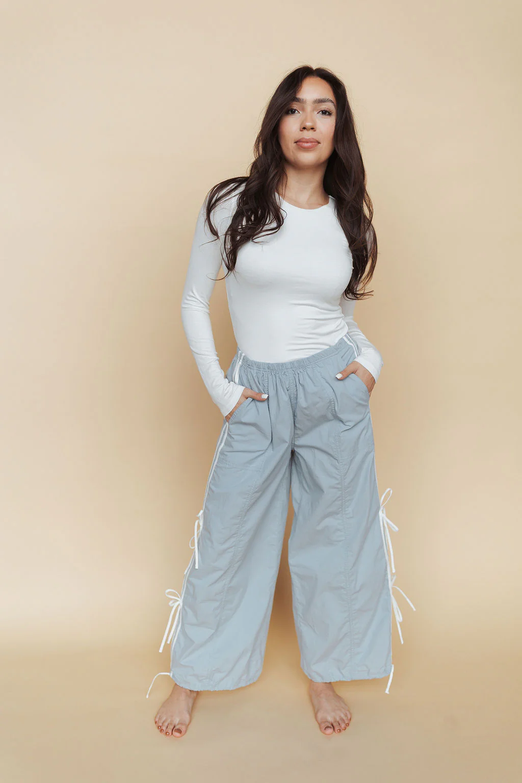 Freestyle Joggers in Dusty Blue - Image 4