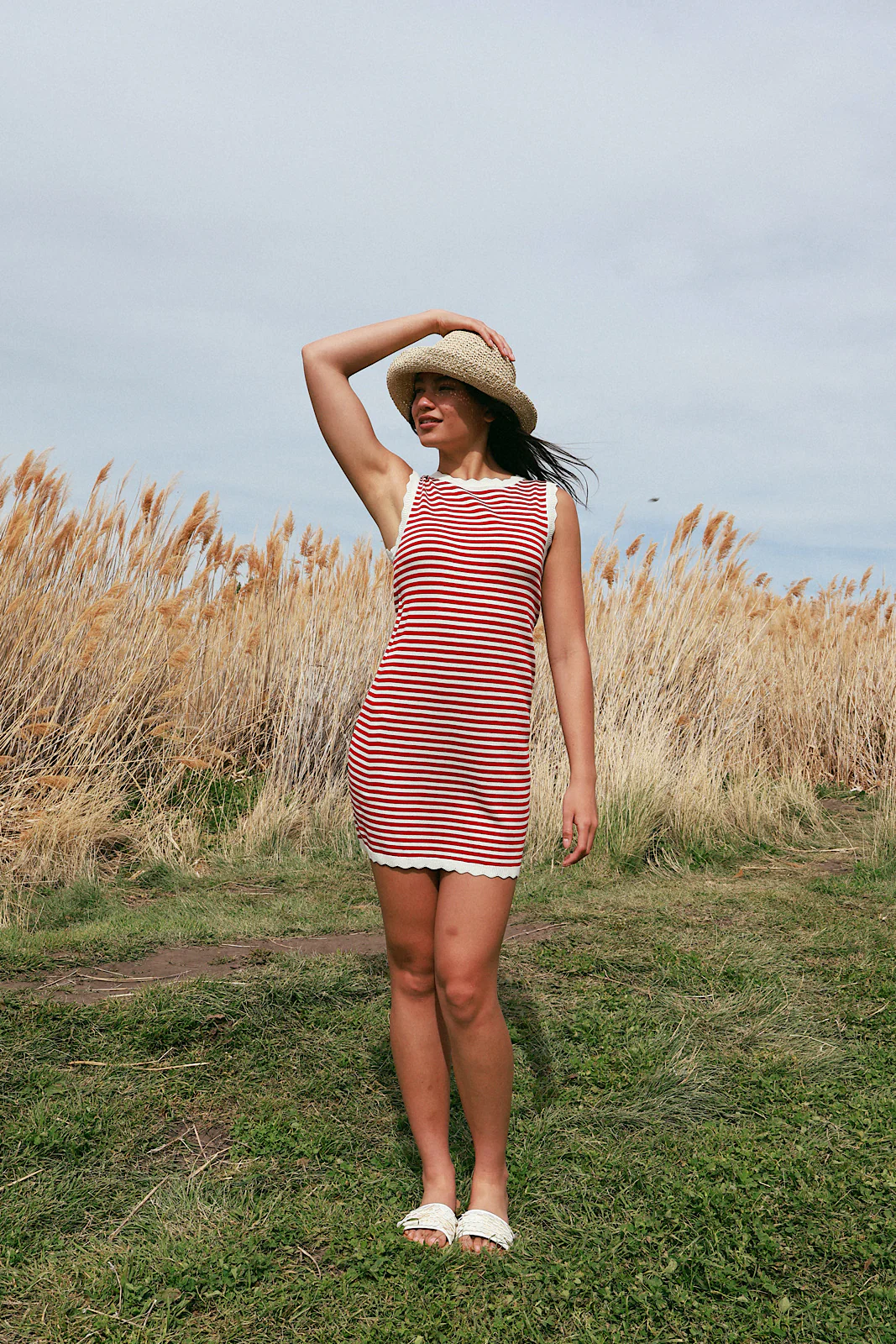 Hampton Knit Stripe Dress - Image 10