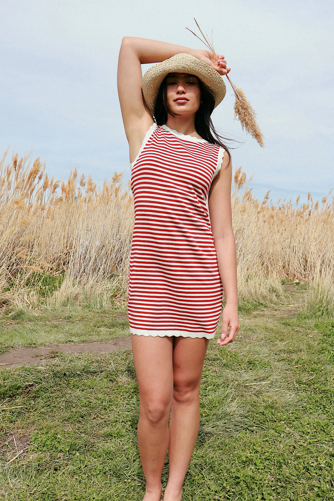 Hampton Knit Stripe Dress - Image 9