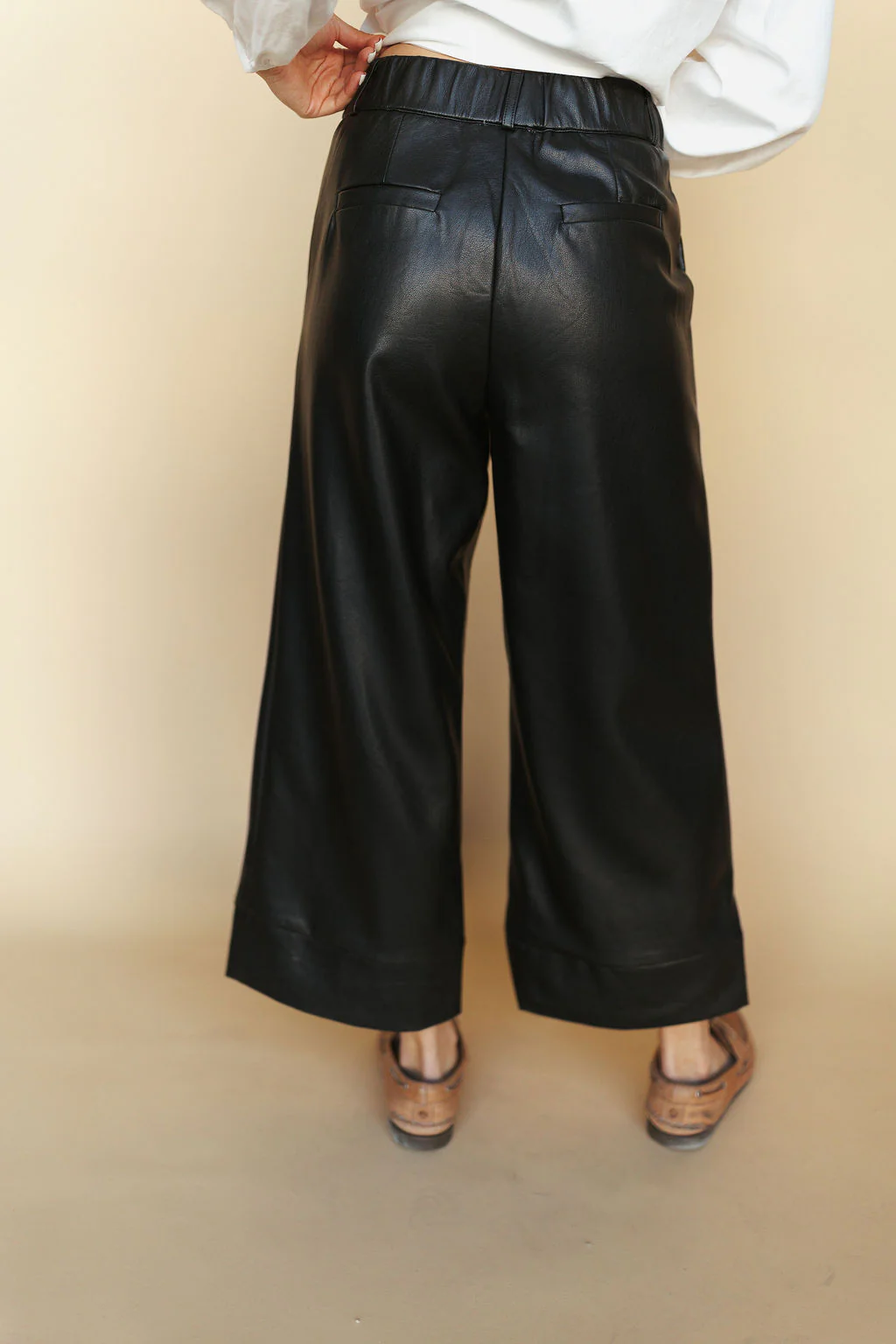 FINAL SALE - Harley Faux Leather Pants - Image 3