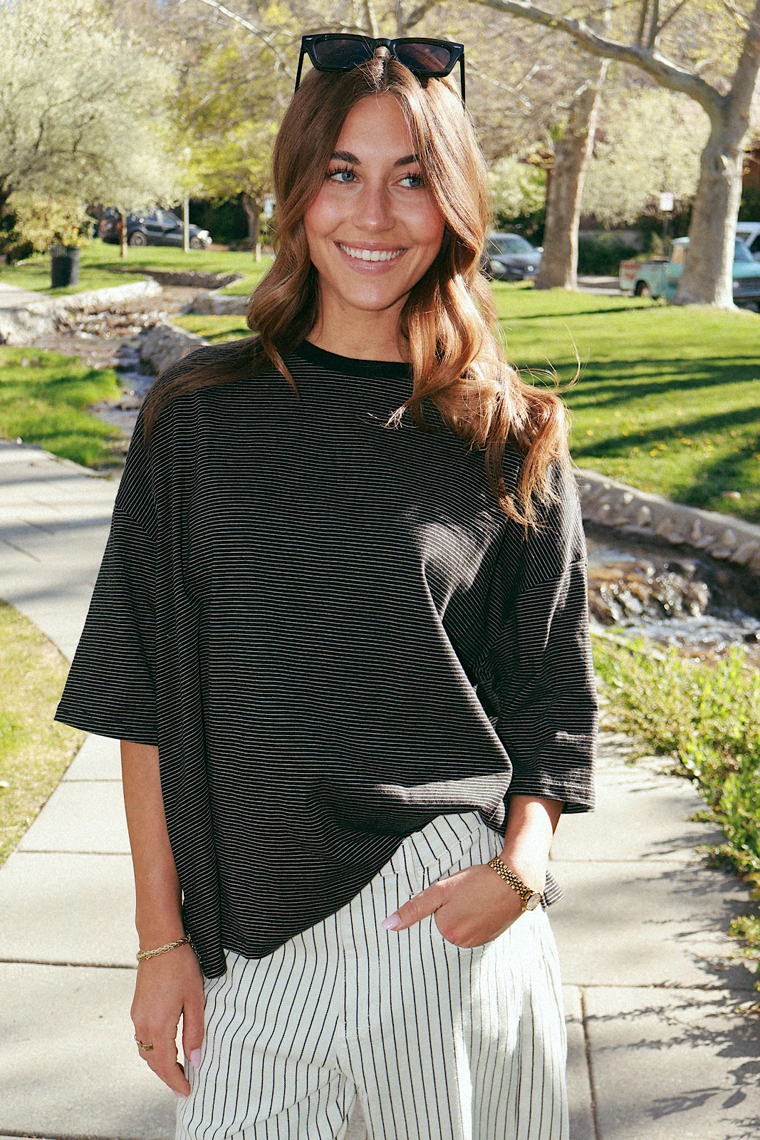 Hayden Stripe Tee