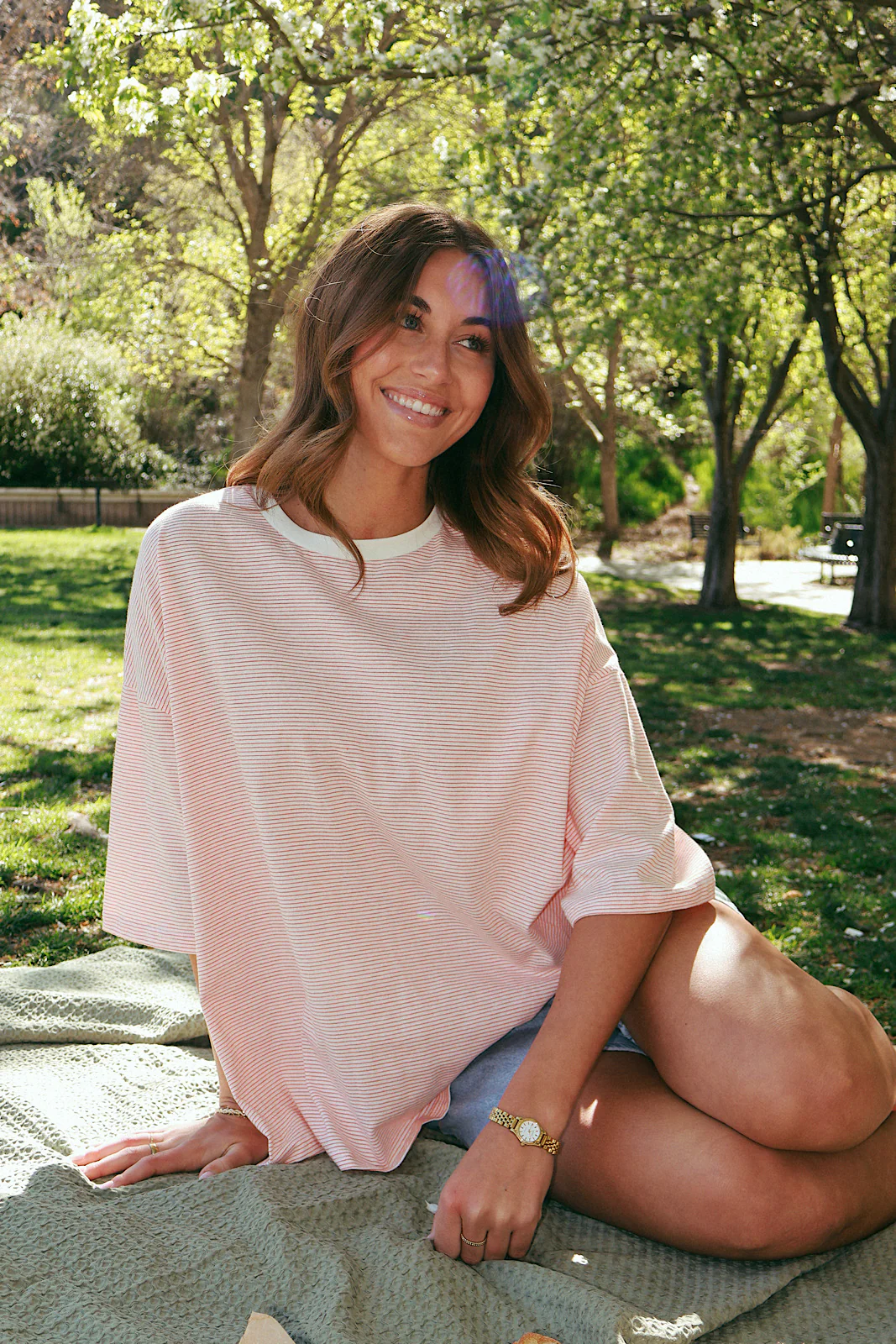 Hayden Stripe Tee - Image 2