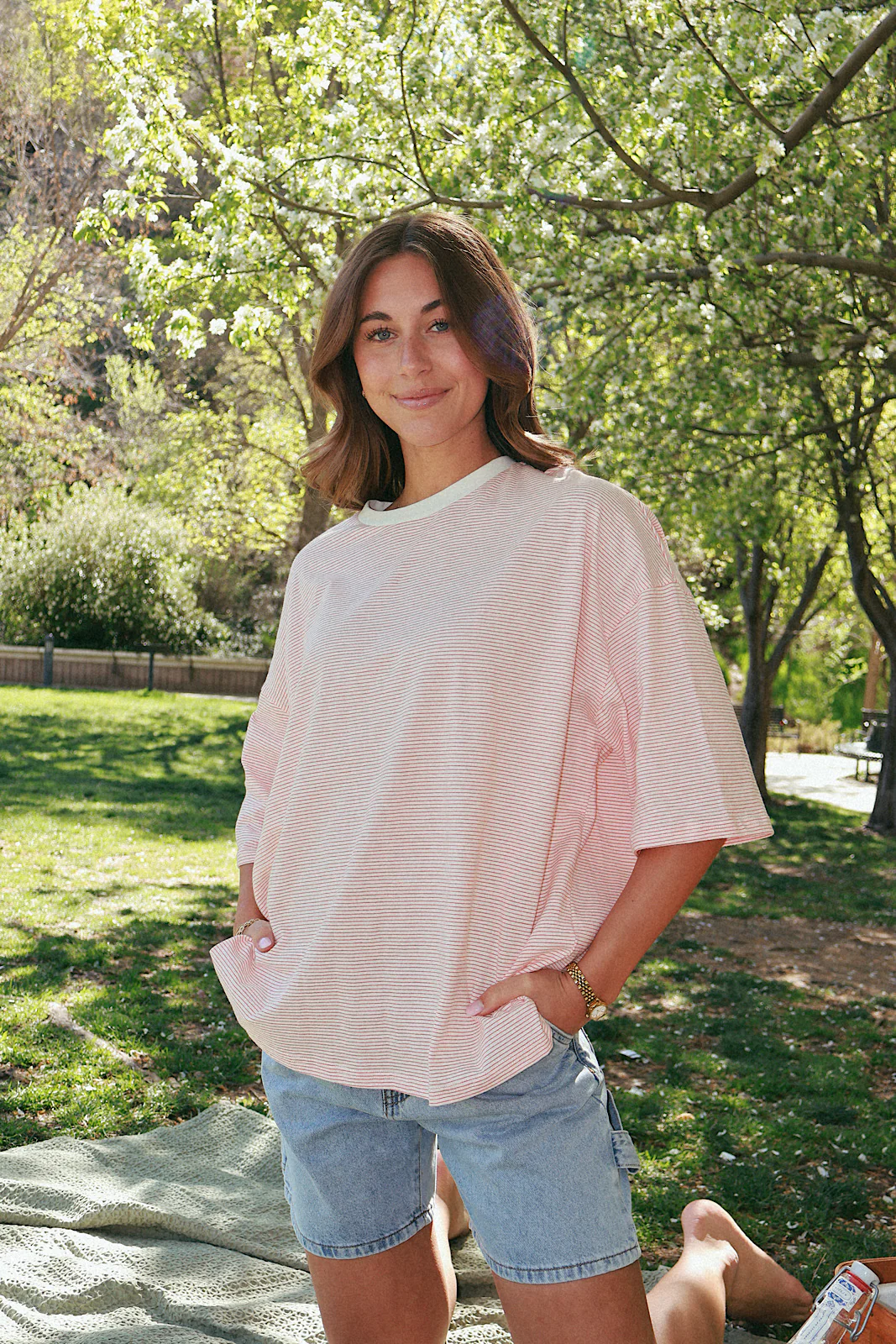 Hayden Stripe Tee - Image 8