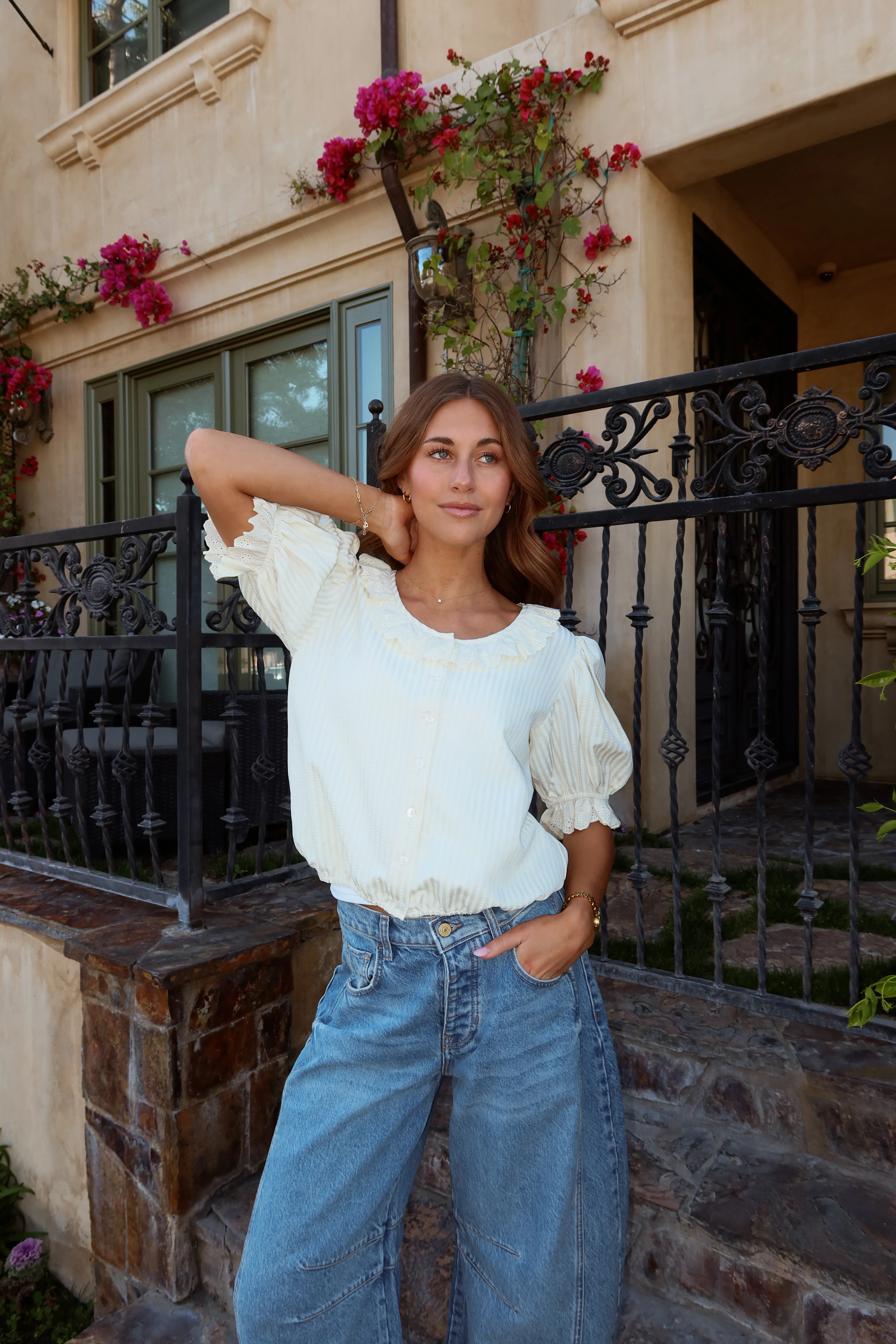 Lanie Stripe Blouse - Image 5