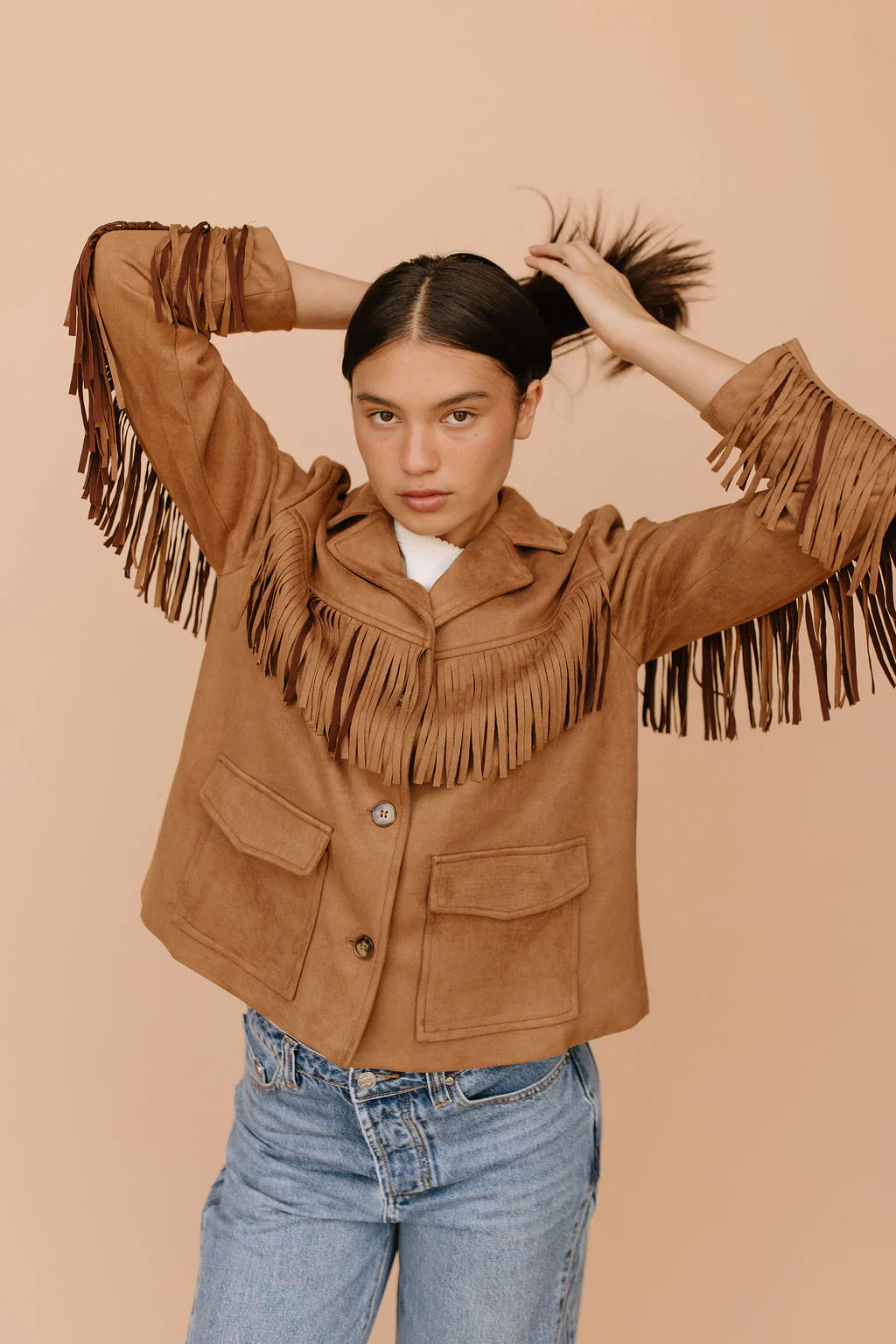 FINAL SALE - Lennon Suede Jacket - Image 4