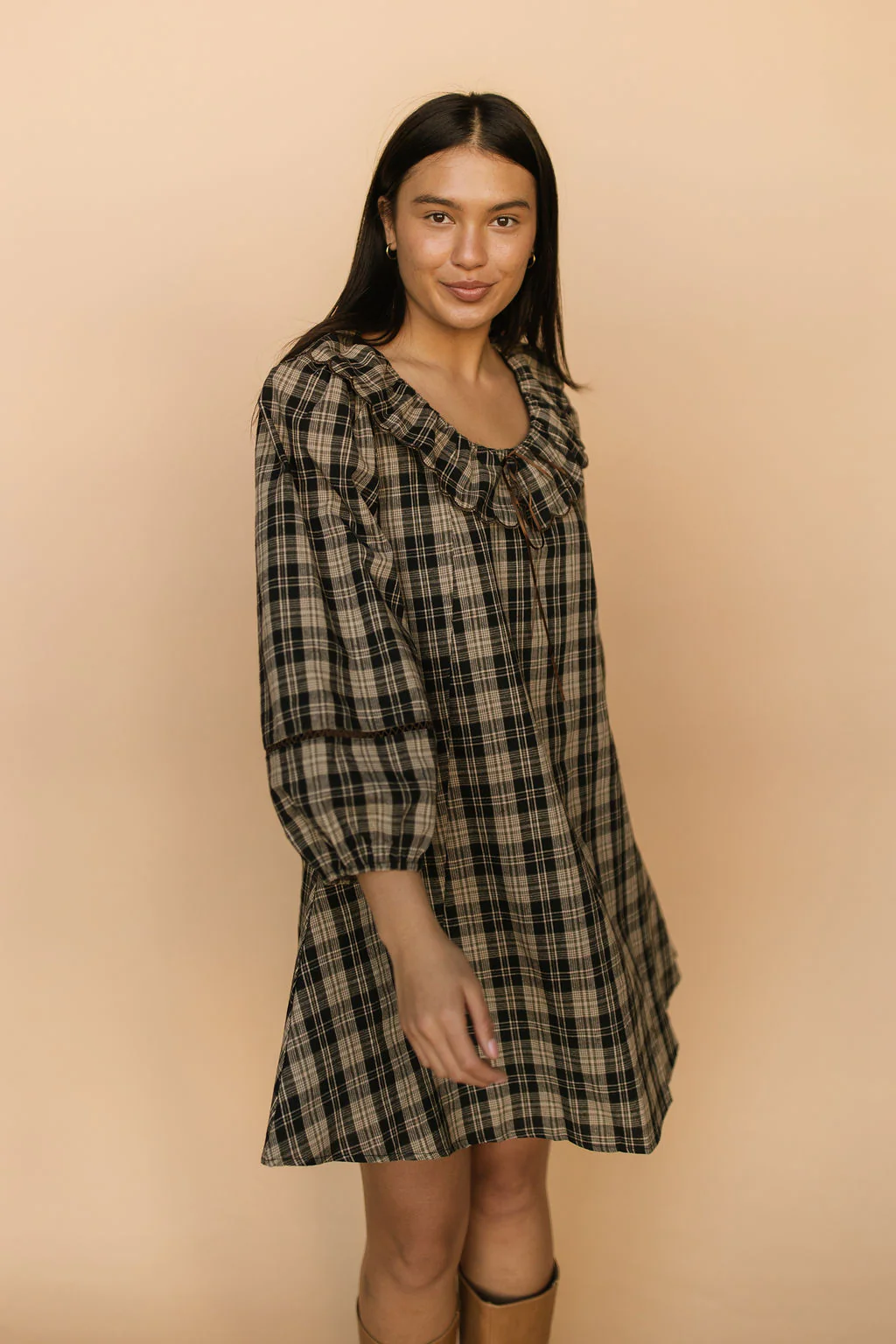Madison Plaid Shift Dress