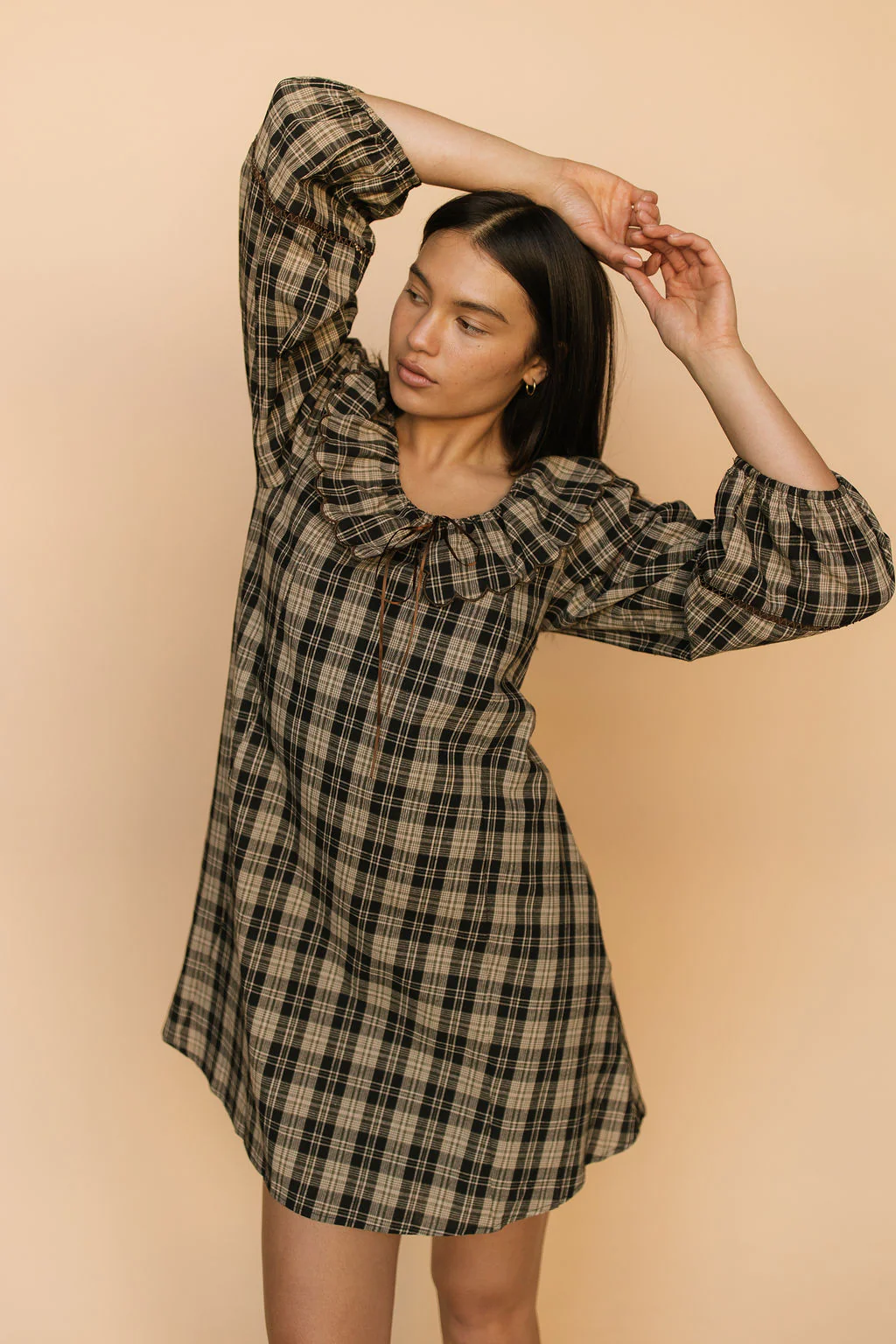 Madison Plaid Shift Dress - Image 2