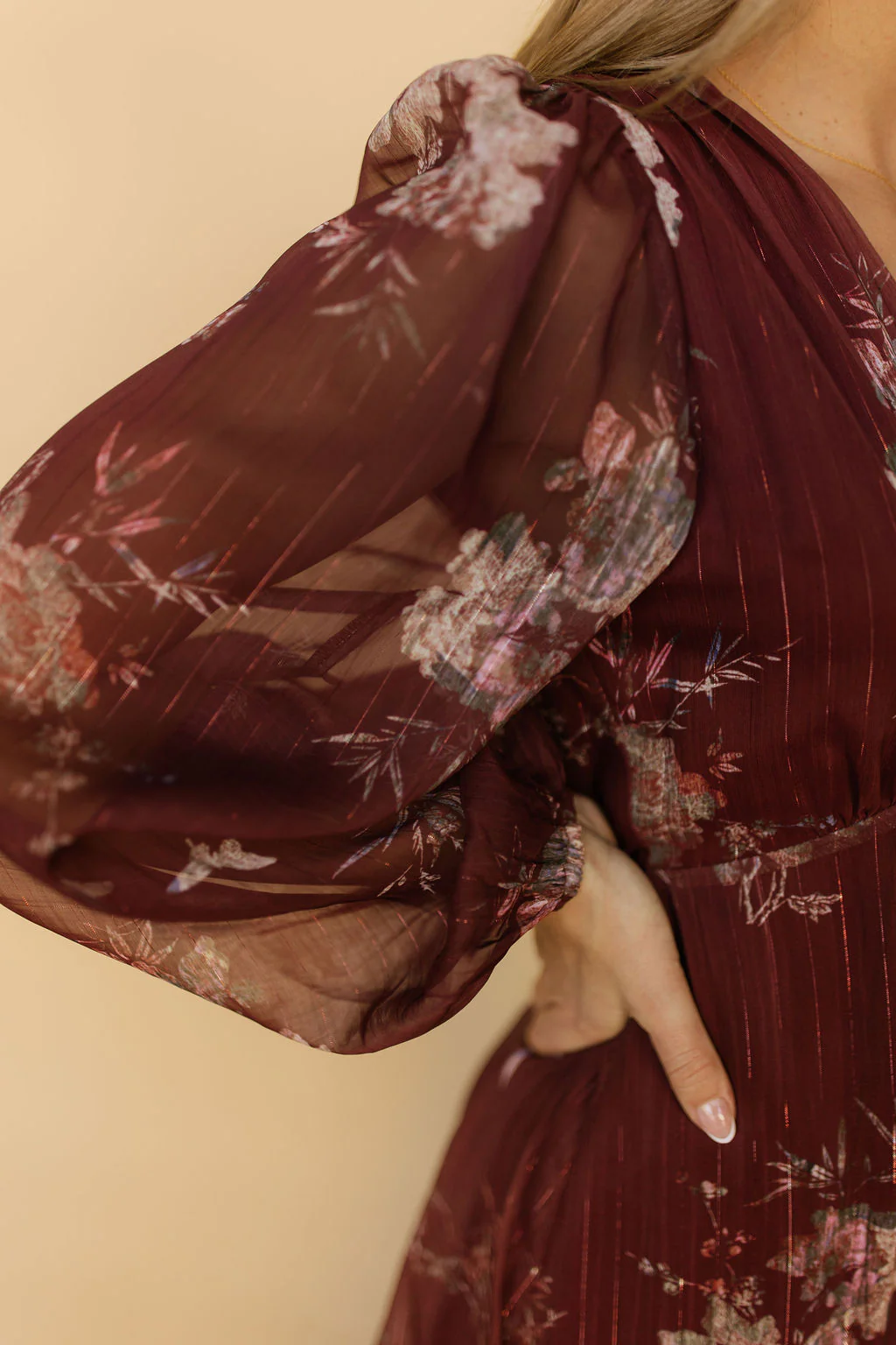 FINAL SALE - Merlot Blooms Maxi - Image 2