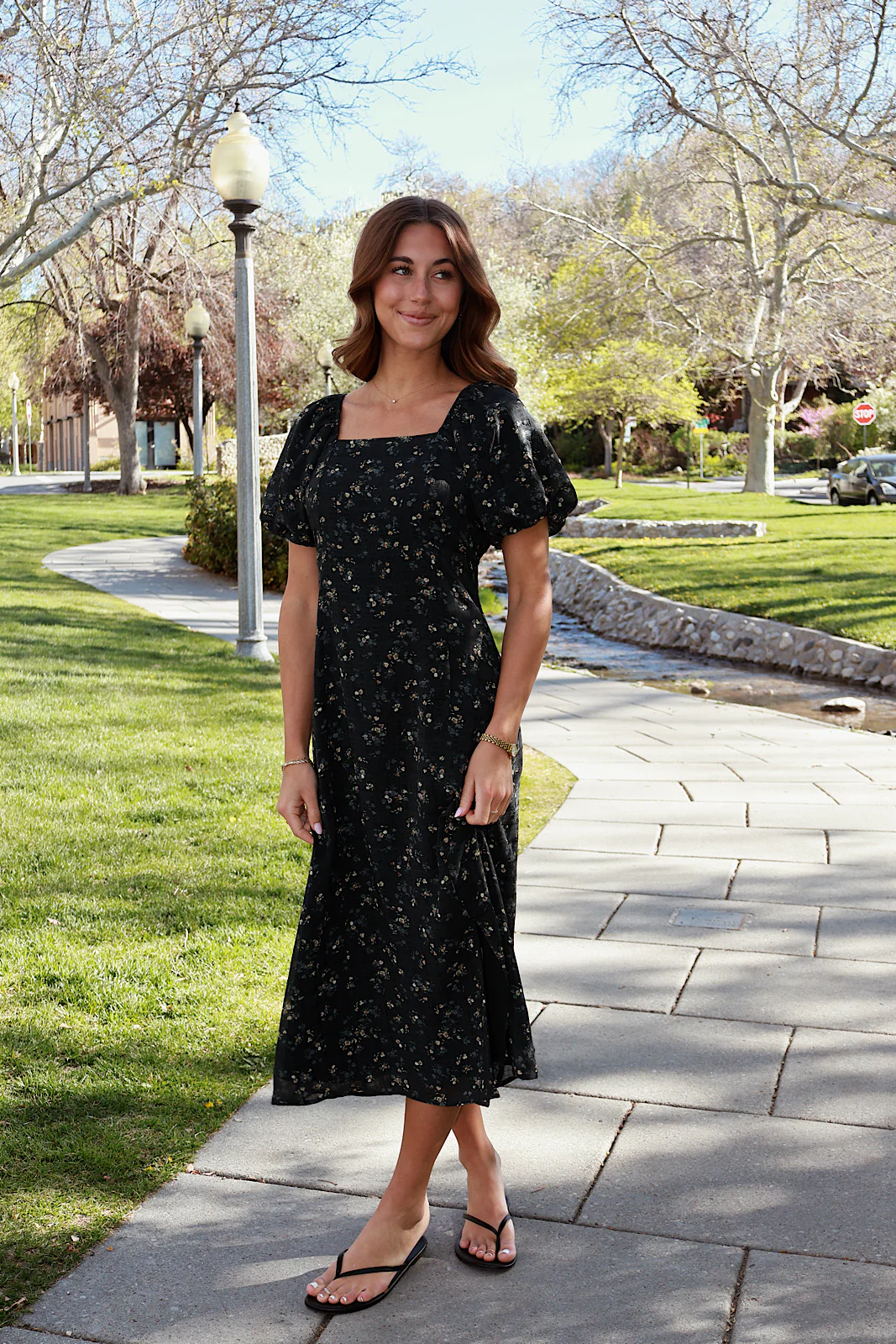 Moon Flower Floral Midi - Image 4
