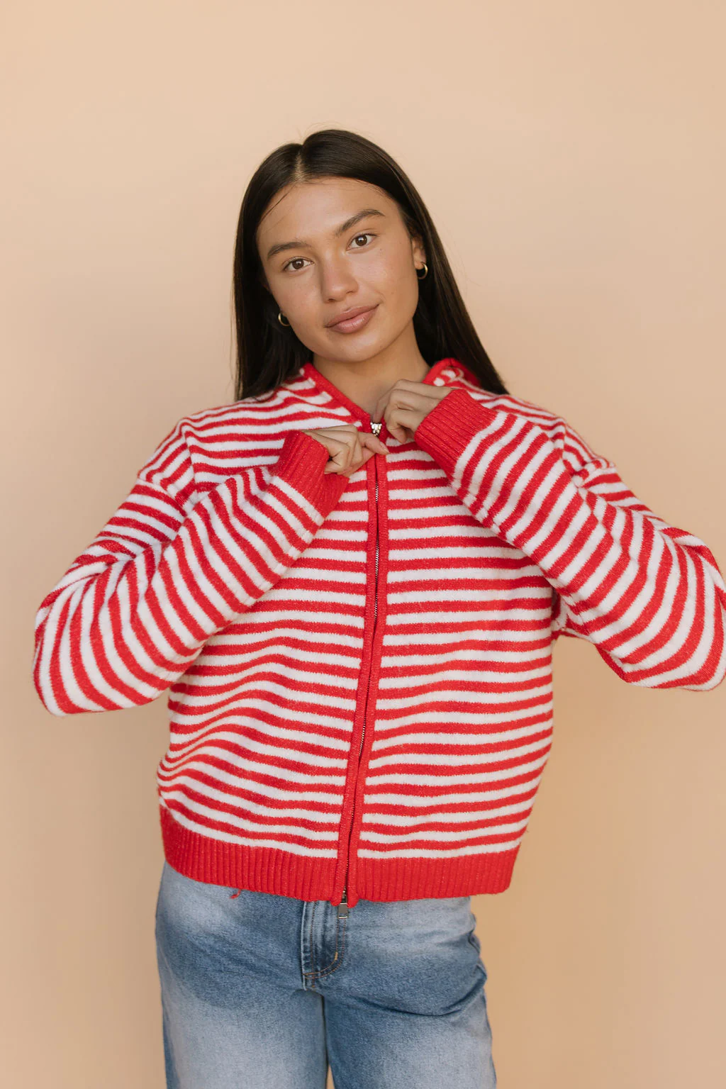 Myles Stripe Hooded Jacket - Image 11