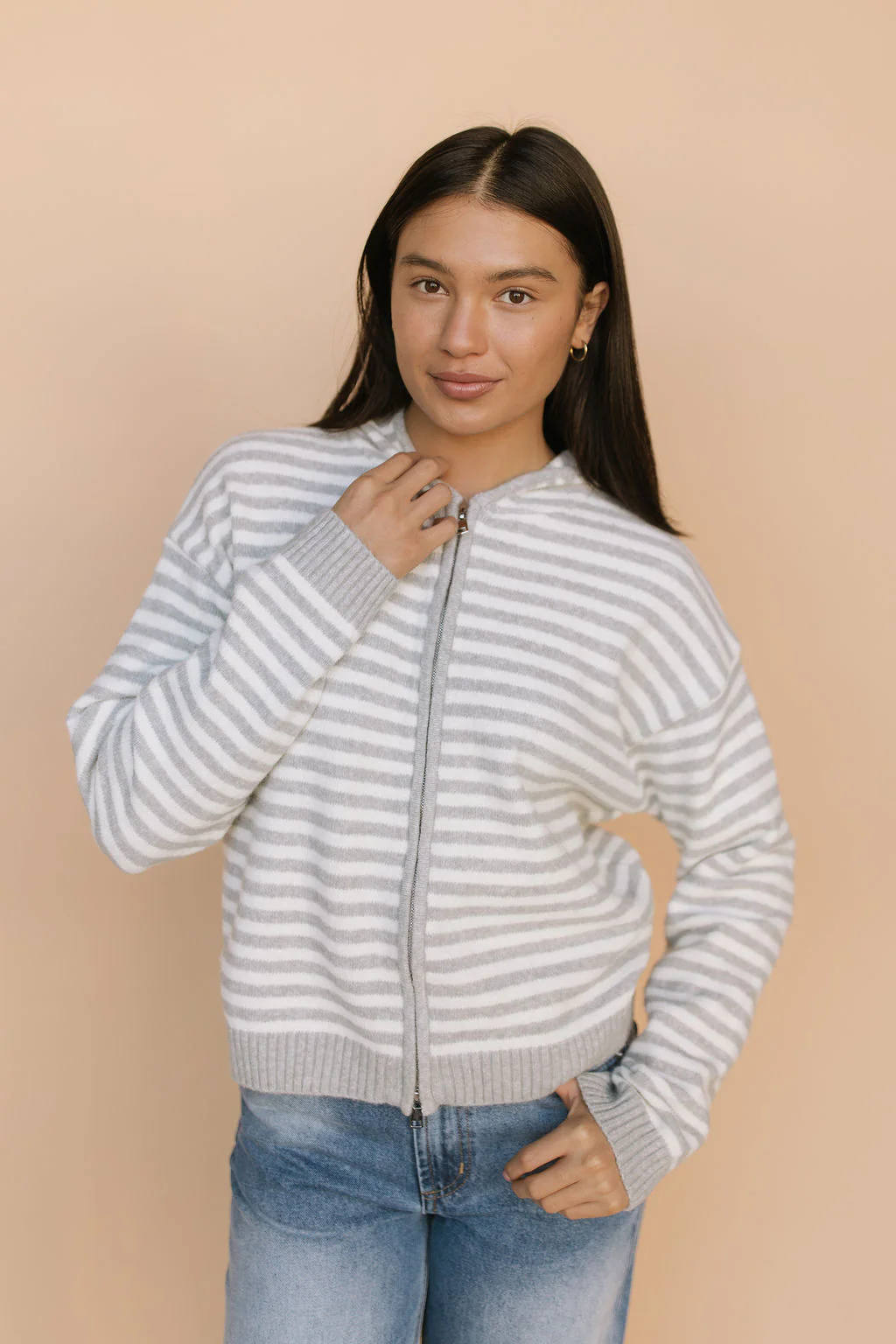 Myles Stripe Hooded Jacket - Image 12