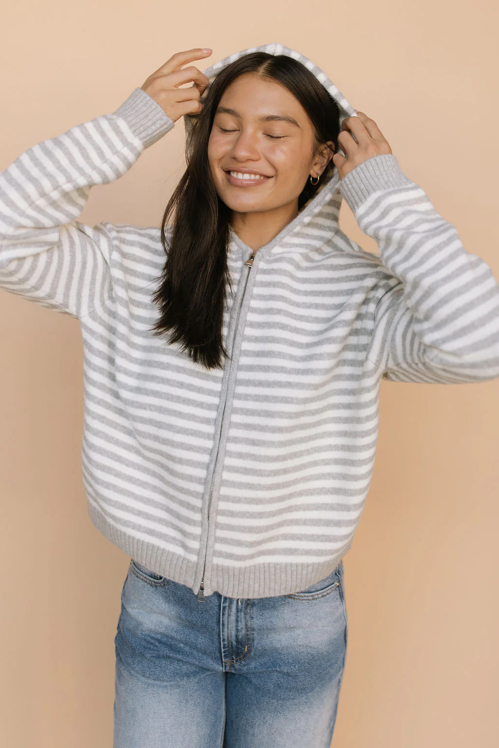 Myles Stripe Hooded Jacket - Image 13