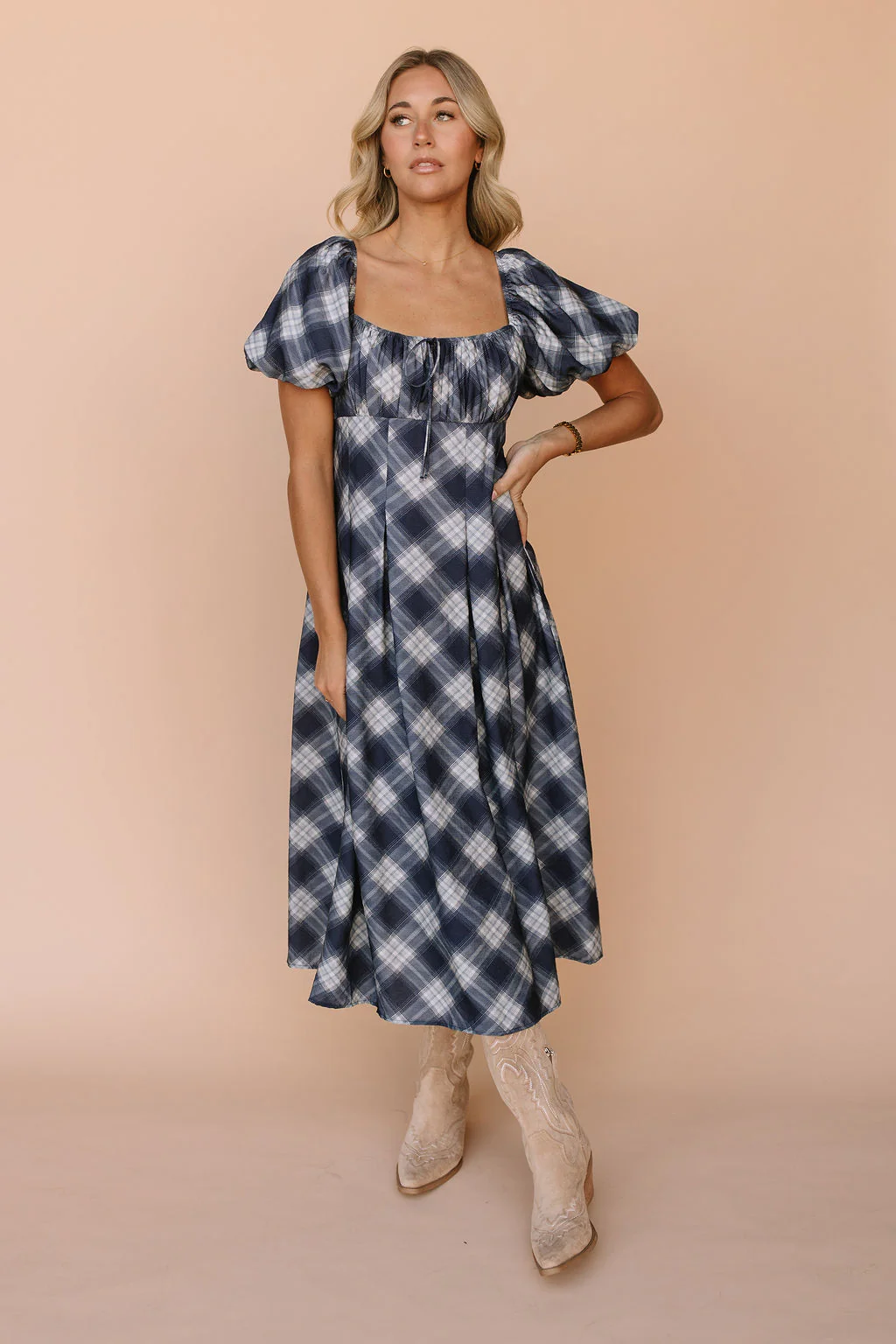 Nessa Plaid Dress